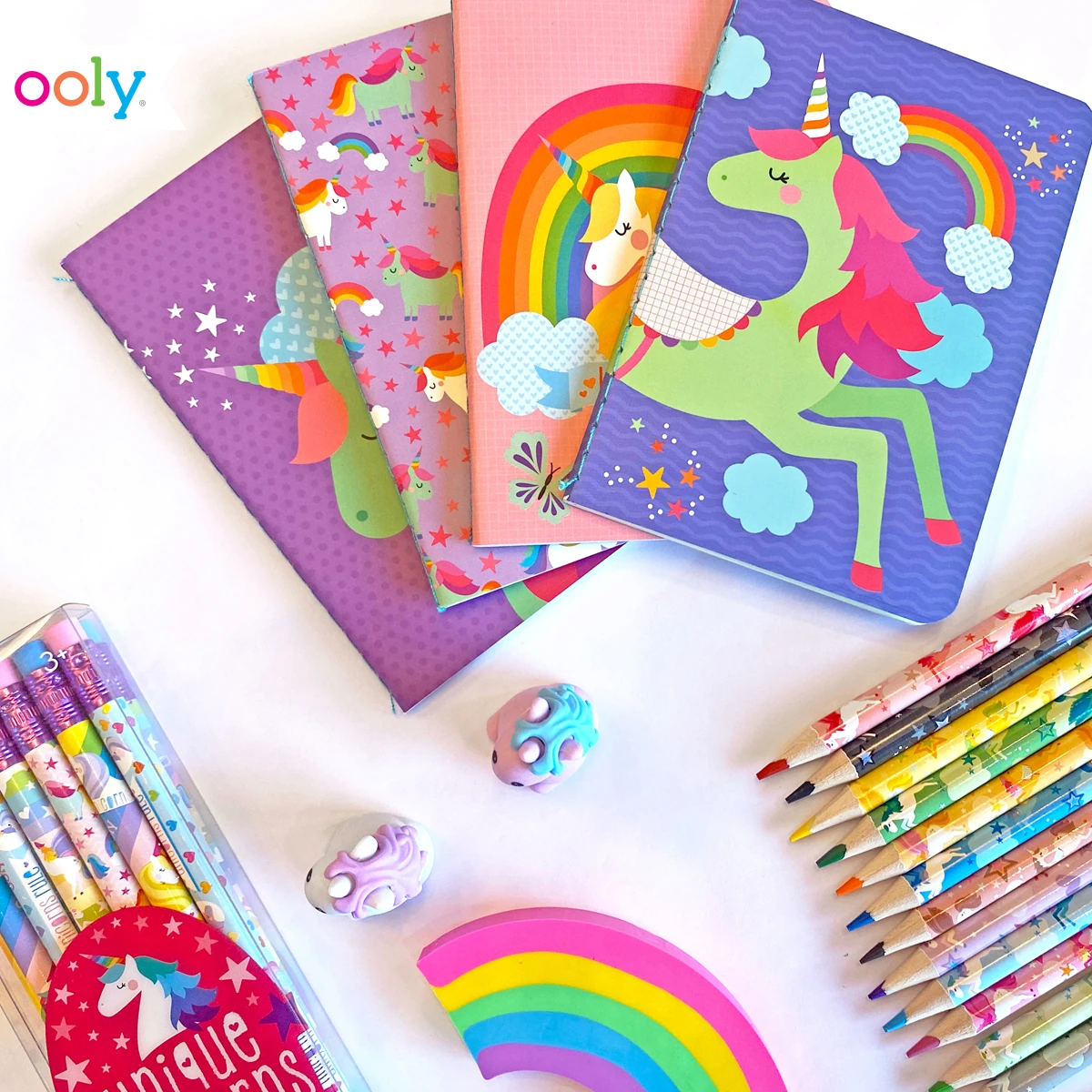 Ooly Pocket Pal Mini 8'li Defter Seti - Unique Unicorns