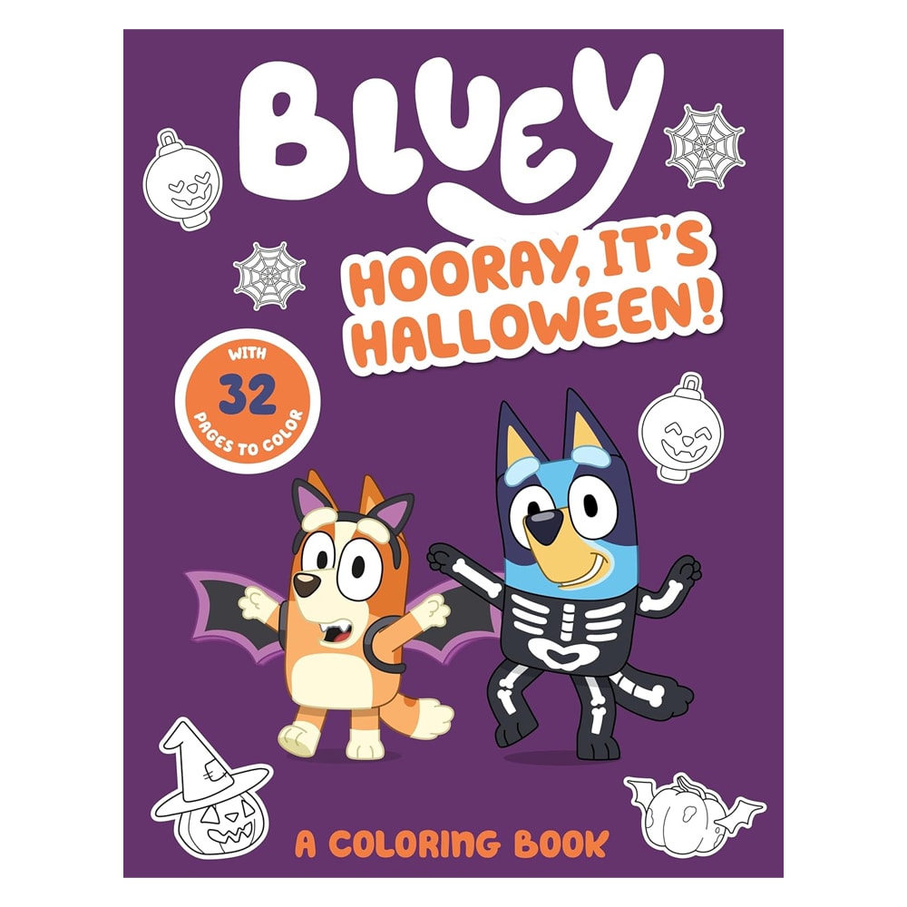 Bluey: Hooray, It's Halloween!: A Coloring Book