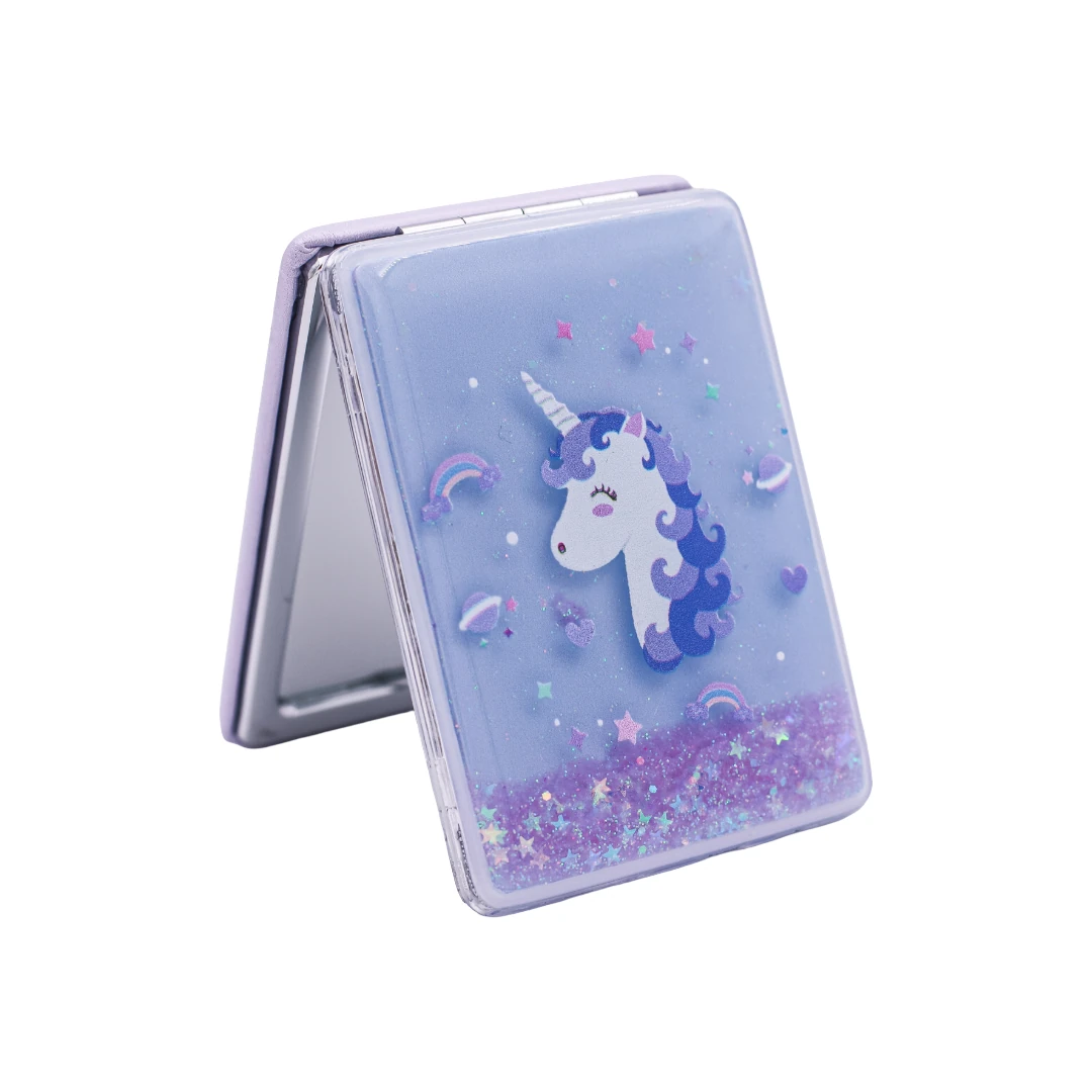 Mini & Kids Unicorn Ayna - Simli Mor