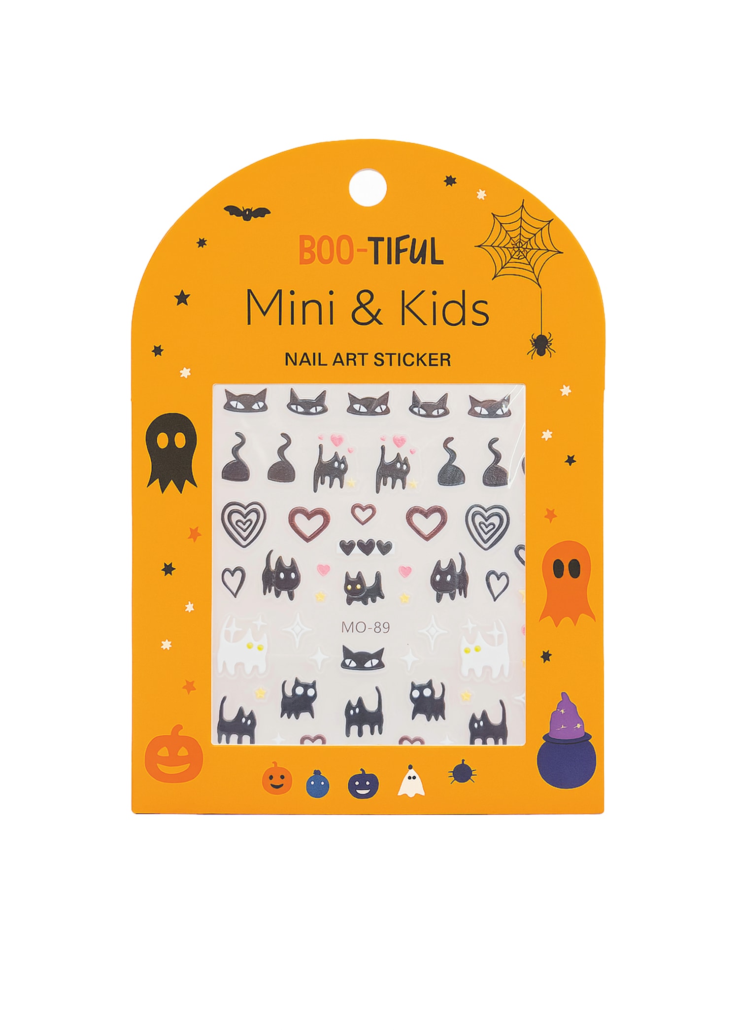 Mini & Kids Nail Sticker Halloween - Black Cat