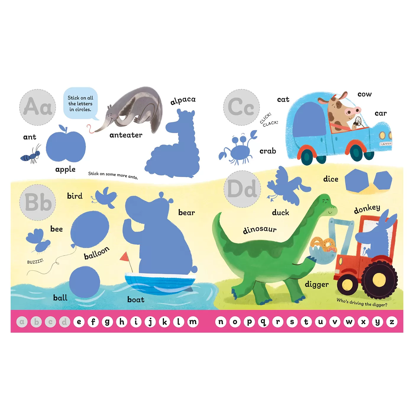 First Sticker Book ABC