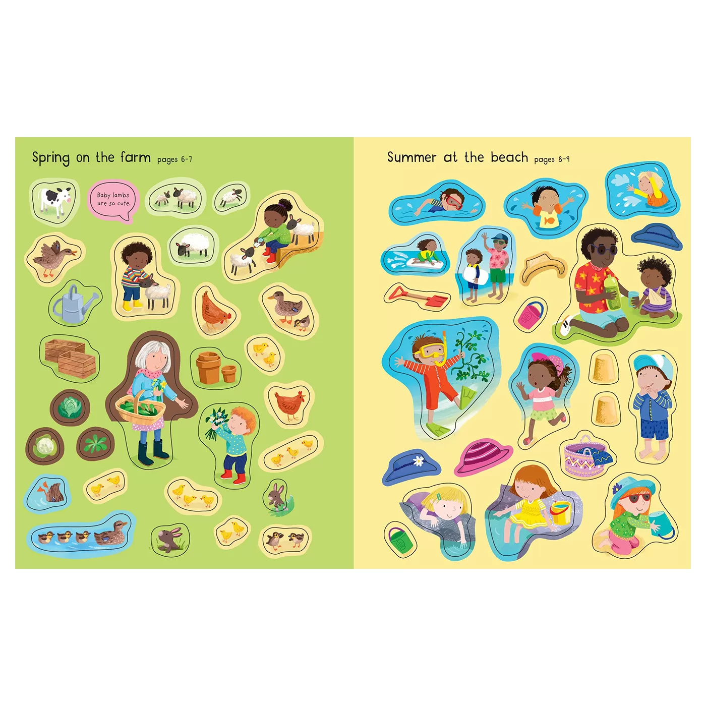 First Sticker Book Weather and Seasons