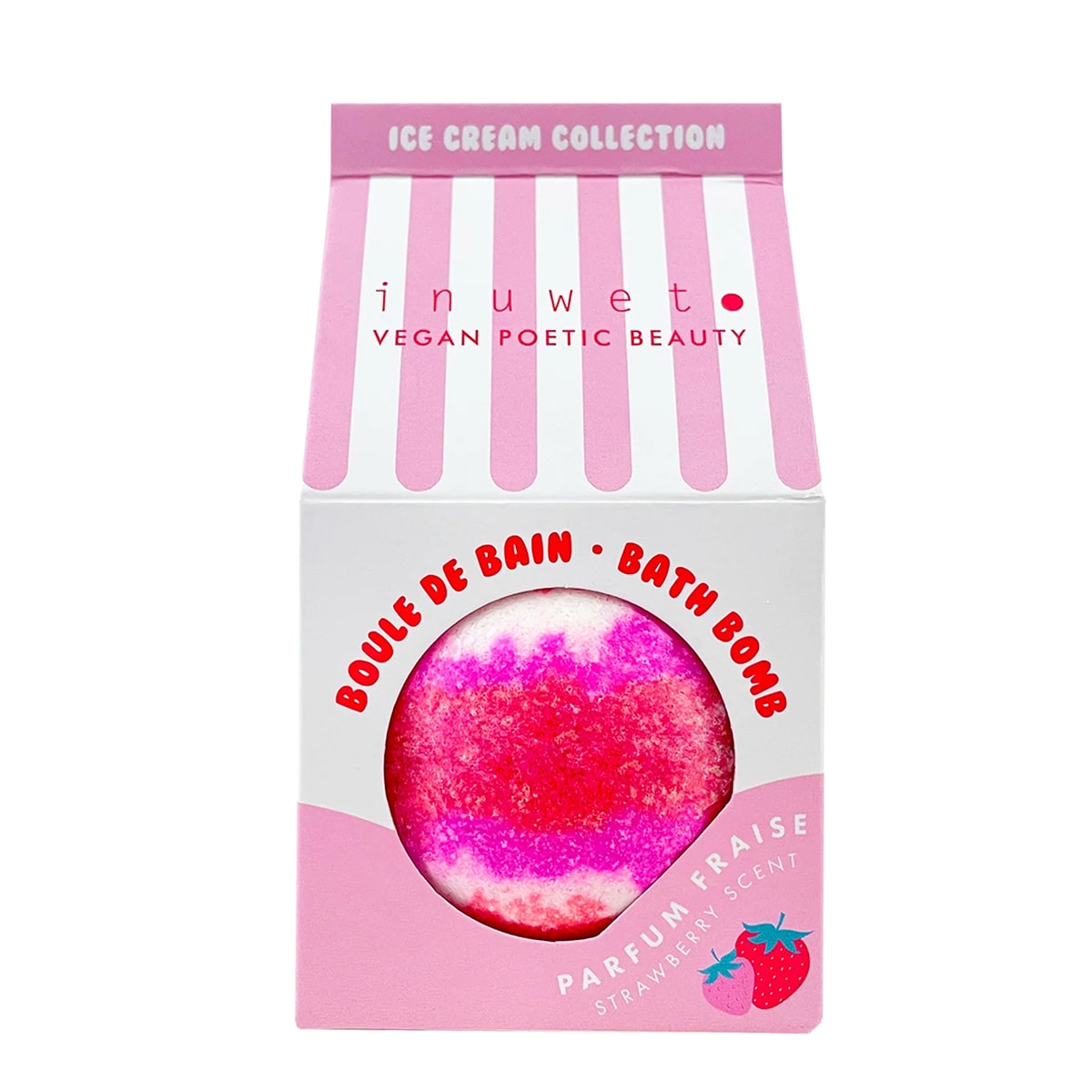 Inuwet Icecream Çilek Banyo Bombası