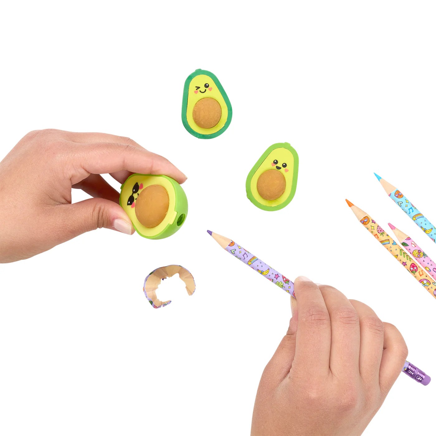Ooly Avocado Love Silgi & Kalemtıraş 3’lü Set