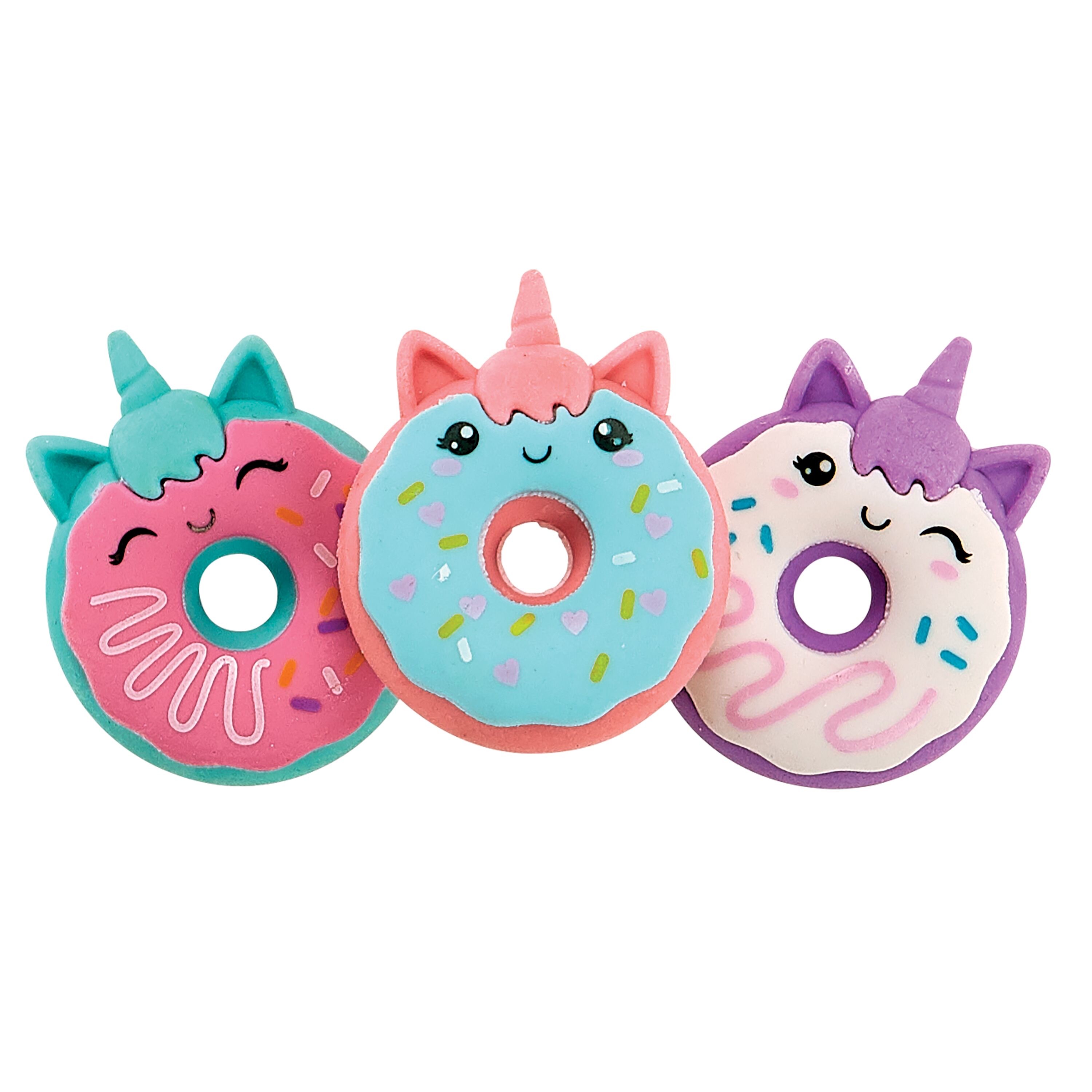 Ooly Magic Bakery Unicorn Donuts 3’lü Kokulu Silgi Seti