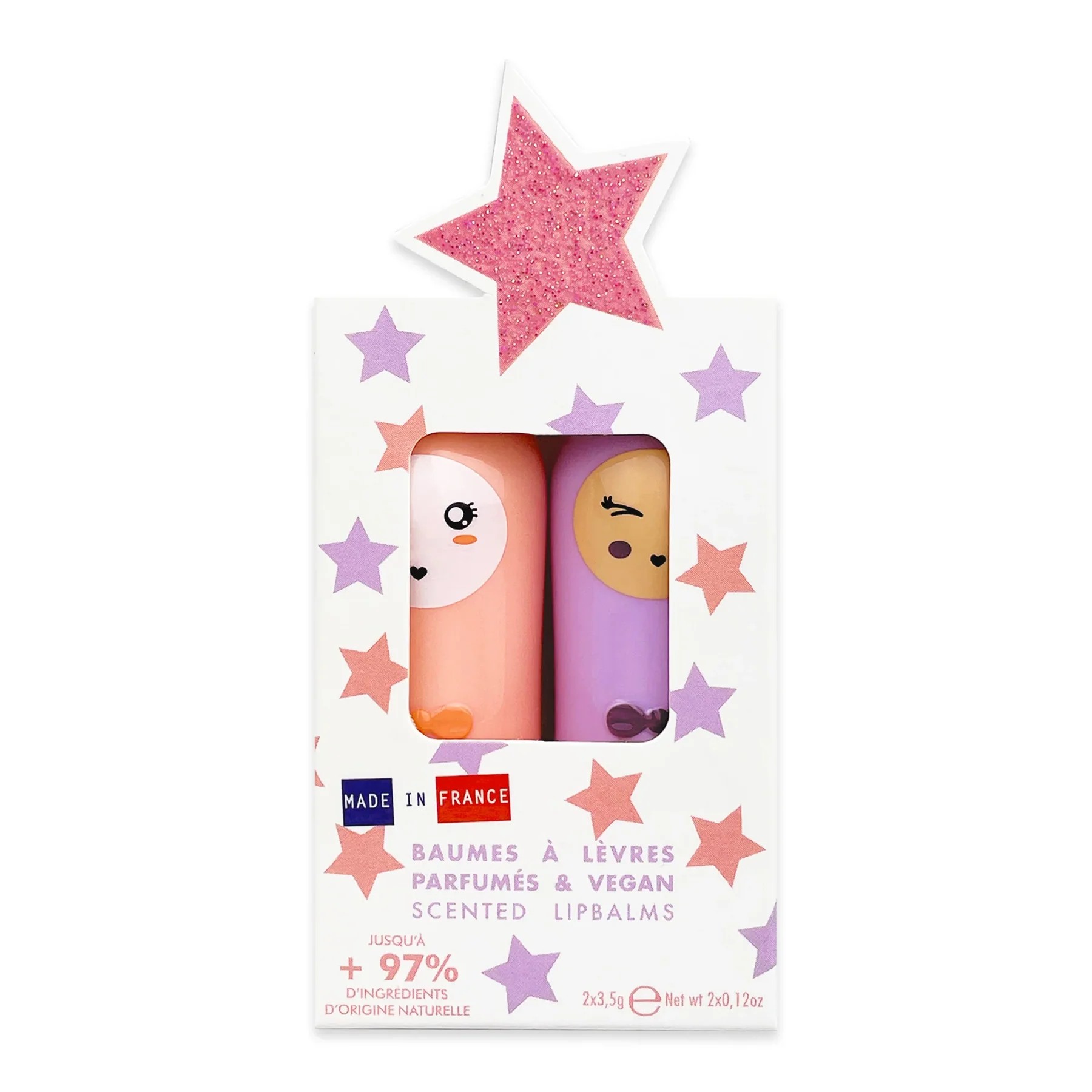 Inuwet 2li Dudak Nemlendiricisi Seti -Vanilya&Hindistan Cevizi ve Marshmallow Aromalı