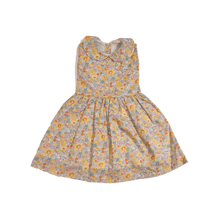 Mini & Kids - Liberty Çocuk Elbise 2-3 Yaş - Betsy Yellow