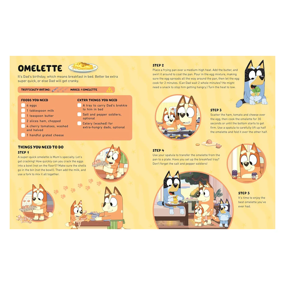 Bluey - Bluey and Bingo's Fancy Restaurant Cookbook