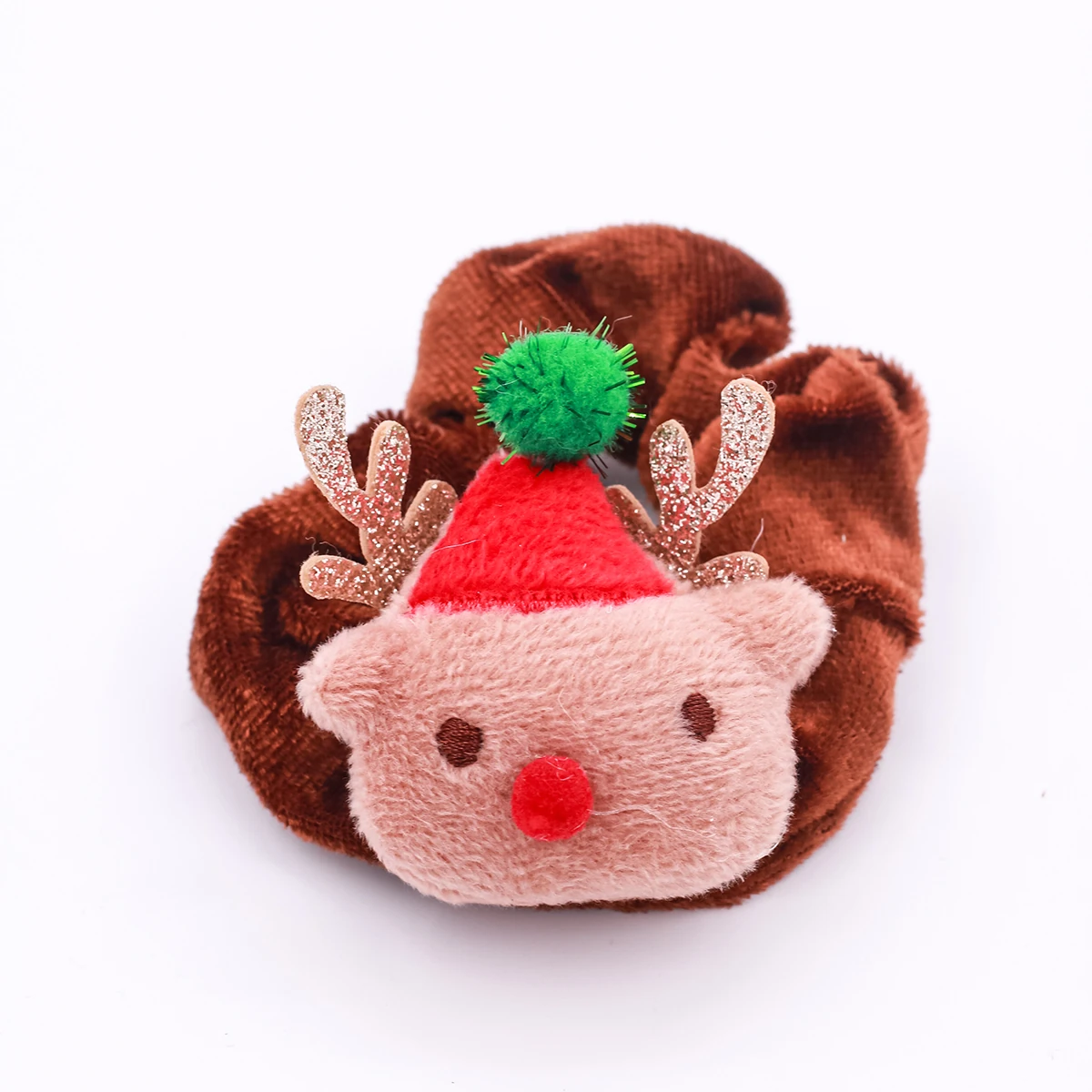 Mini & Kids - Christmas Scrunchie Baby Rudolph