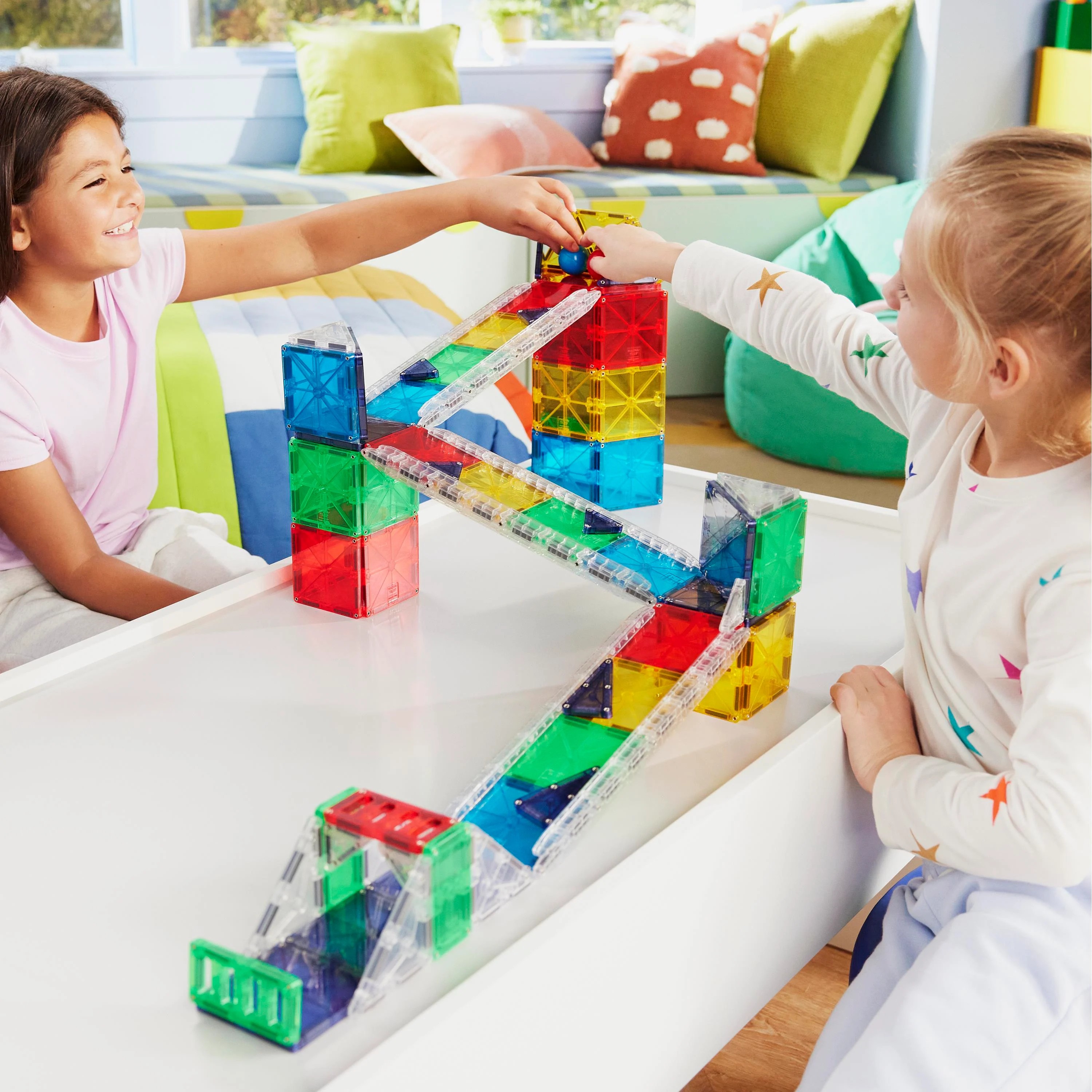 Magna-Tiles - Rail Racers Deluxe - 90 Parça