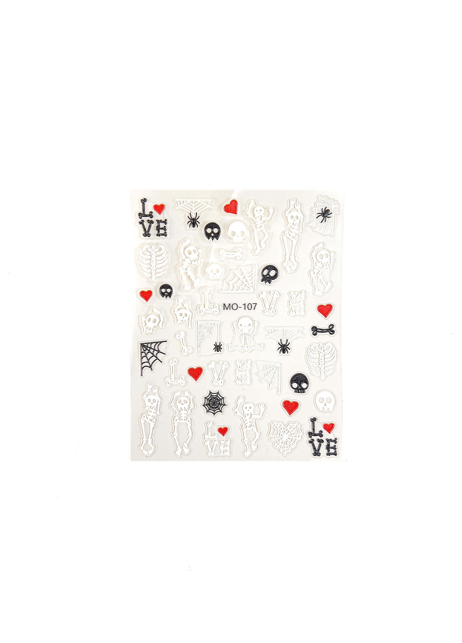 Mini & Kids Nail Sticker Halloween - Skeleton