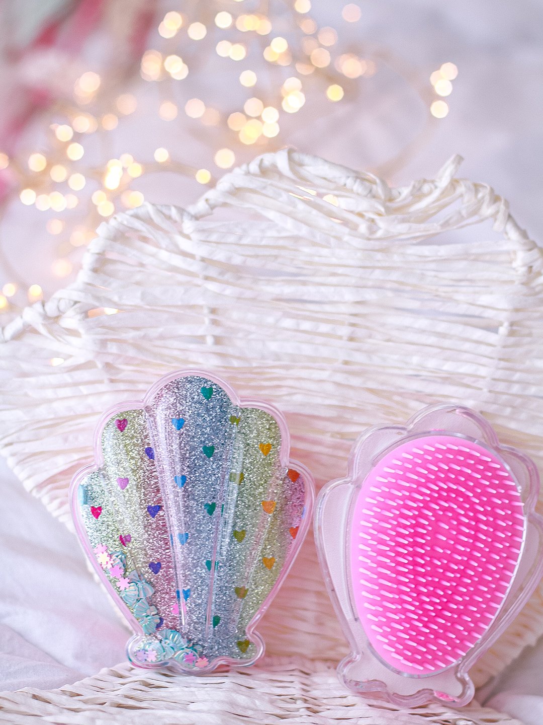 Mini & Kids Little Mermaids Hairbrush - Mini Heart