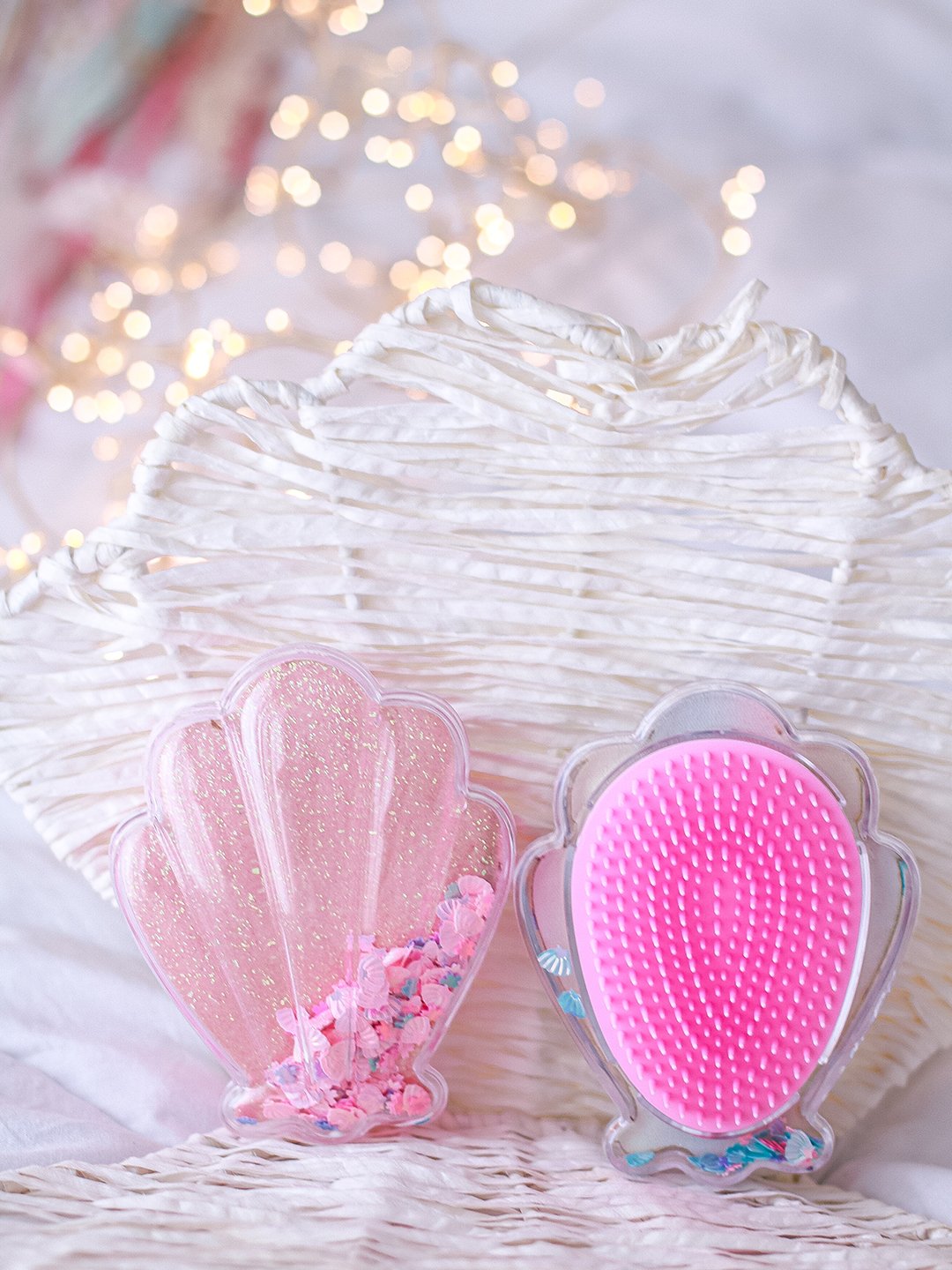 Mini & Kids Little Mermaids Hairbrush - Pink