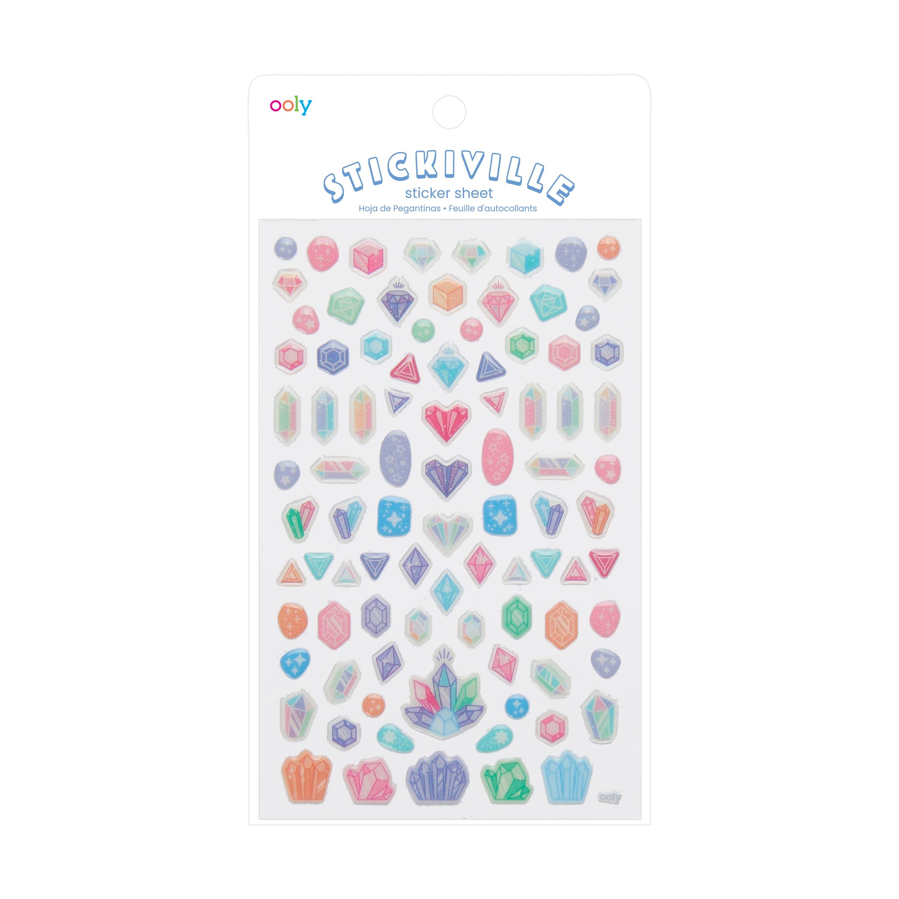 Ooly Stickville çıkartmalar - Glitter Gem