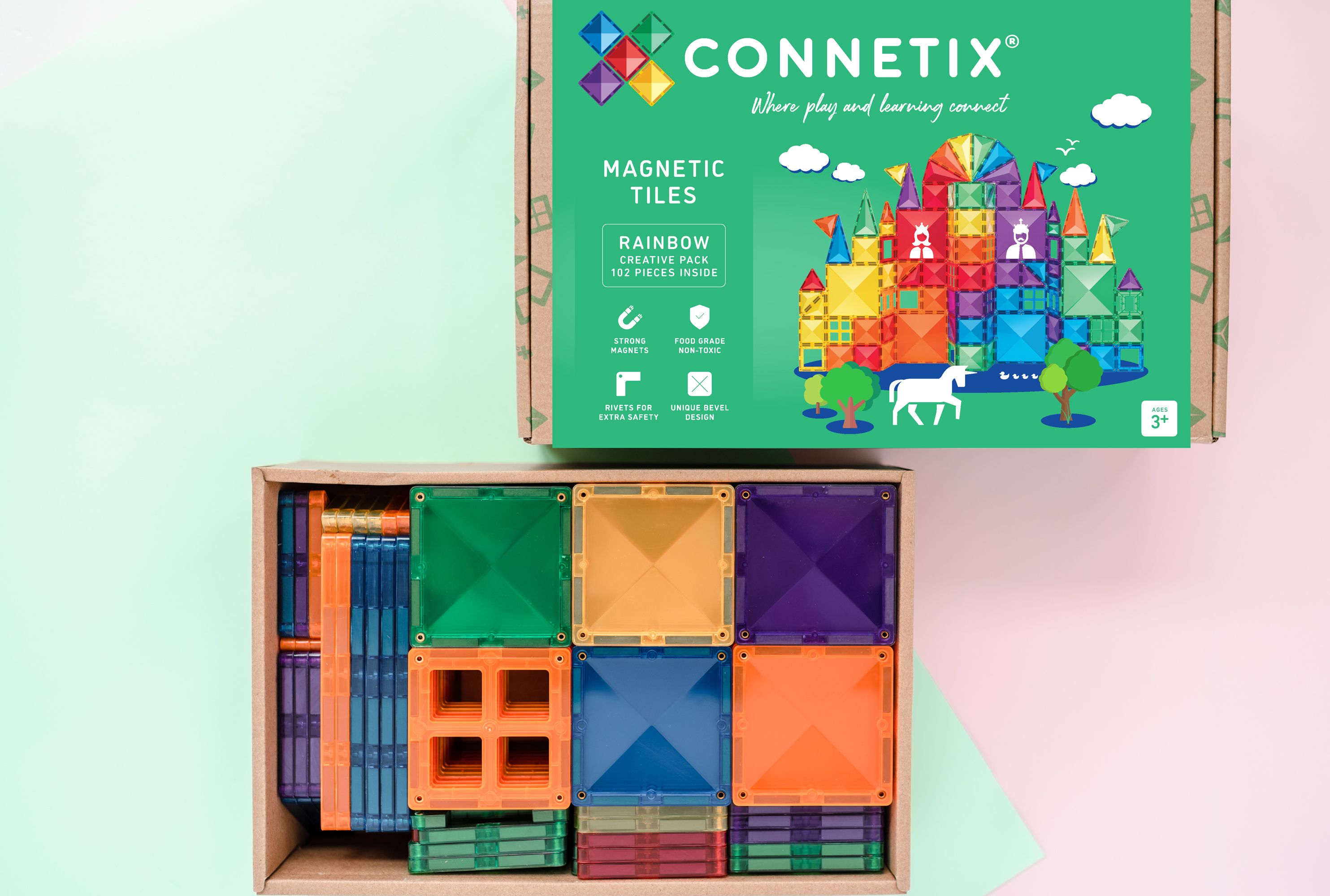 Connetix Rainbow Creative Set - 102 Parça