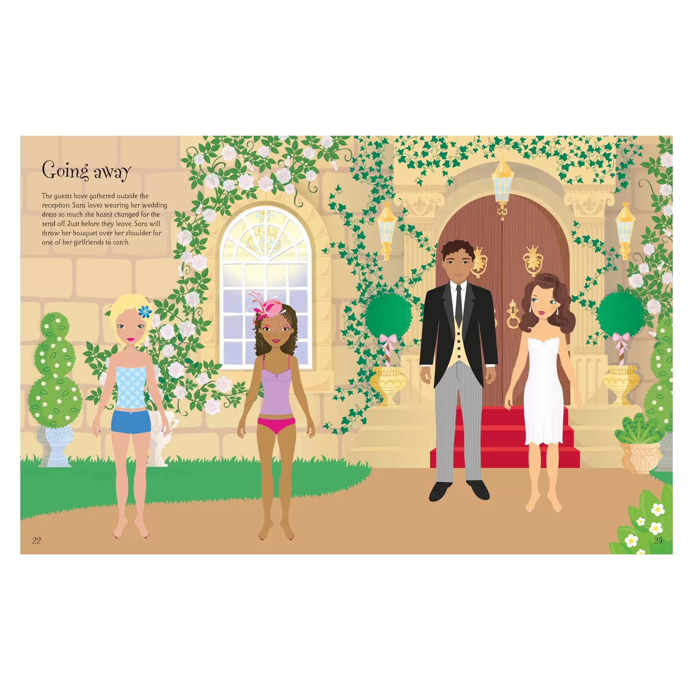 Sticker Dolly Dressing Weddings