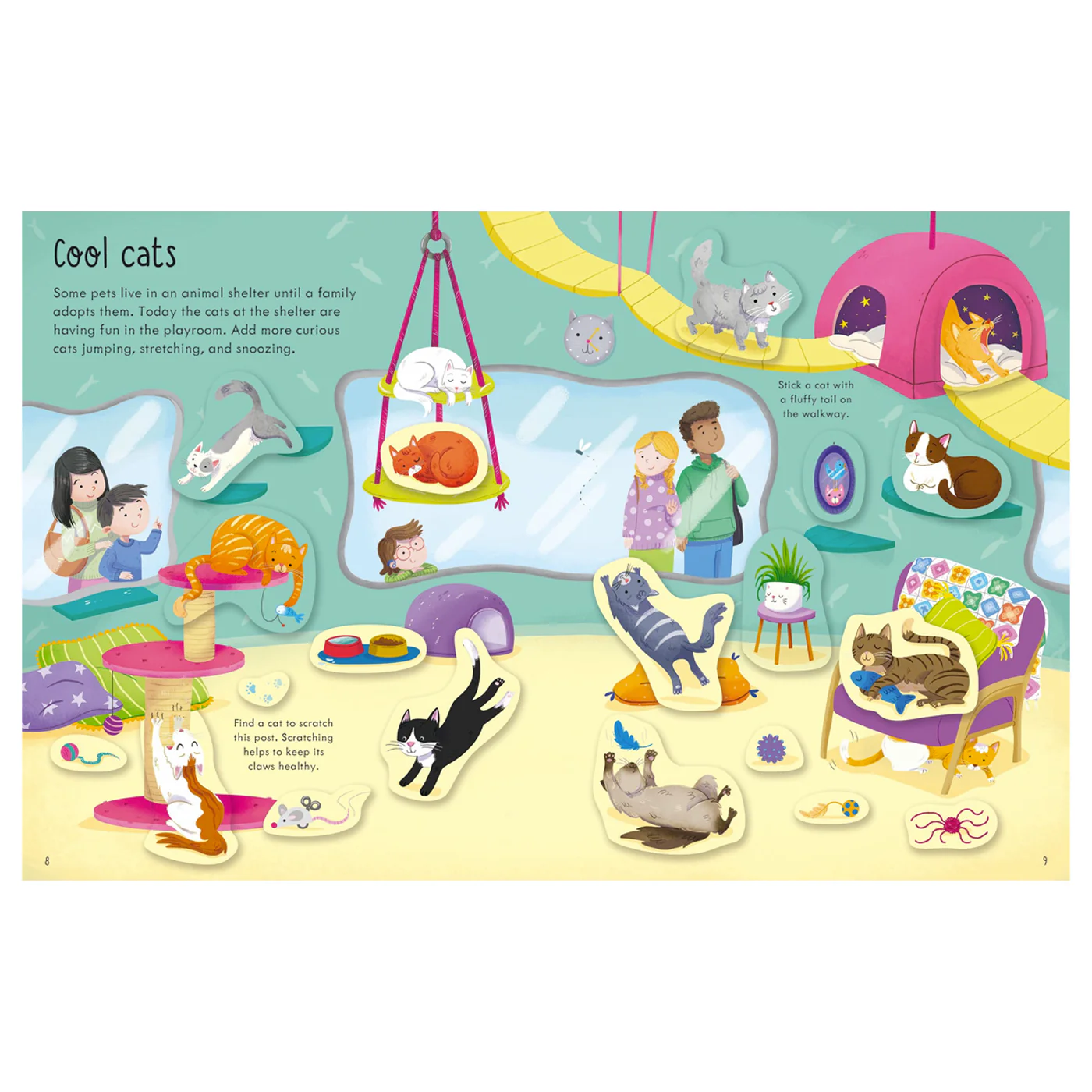 First Sticker Book Pets