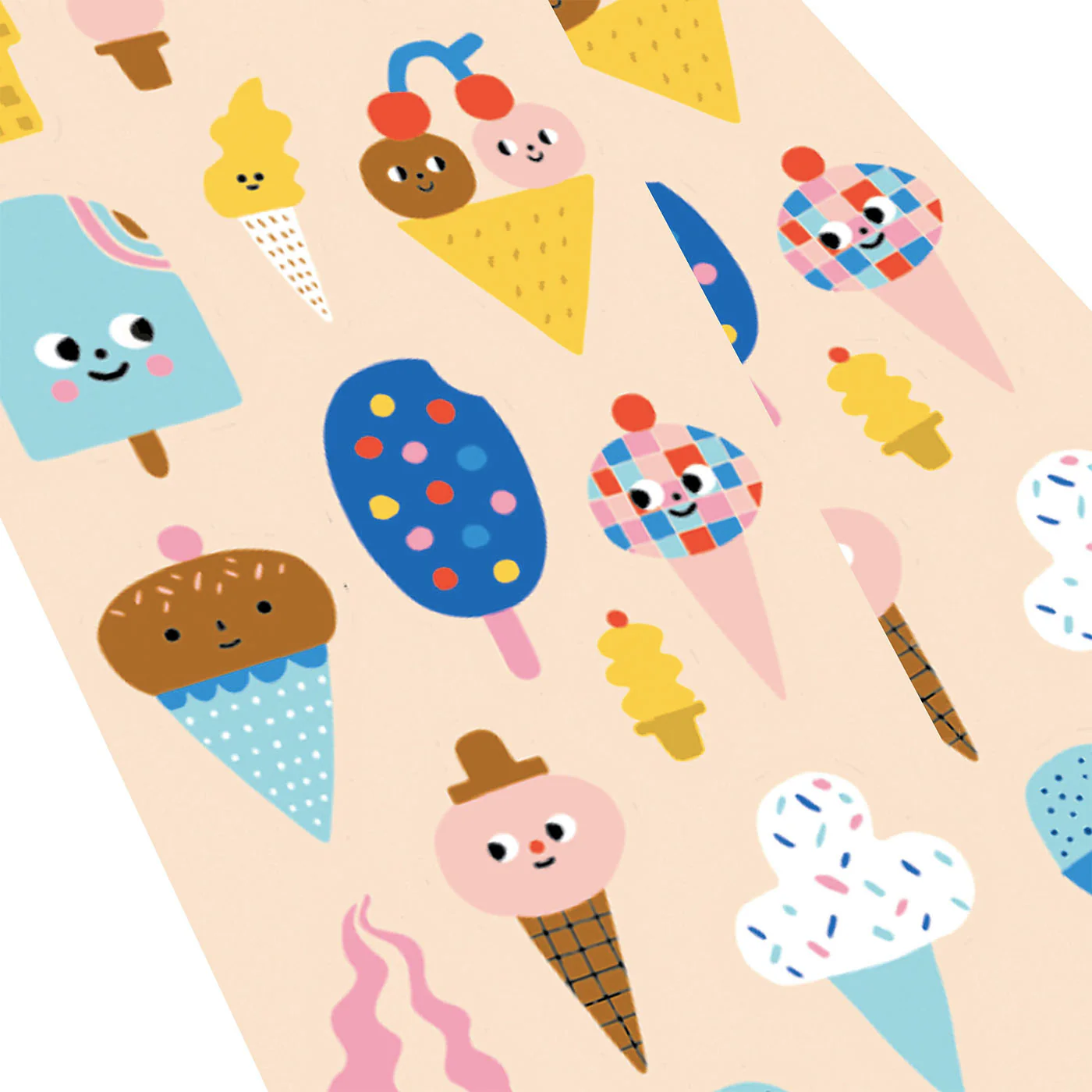 Ooly Stickiville Çıkartmalar - Ice Cream