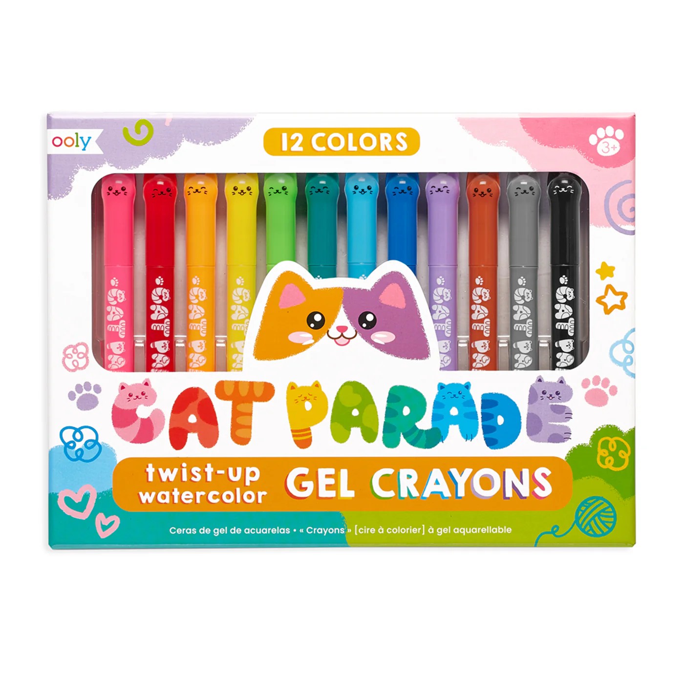 Ooly Cat Parade Sulu Boya Efektli 12li Jel Boya Kalemi