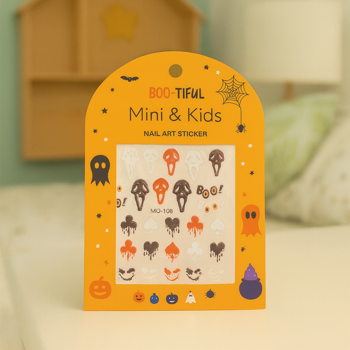 Mini & Kids Nail Sticker Halloween - Boo