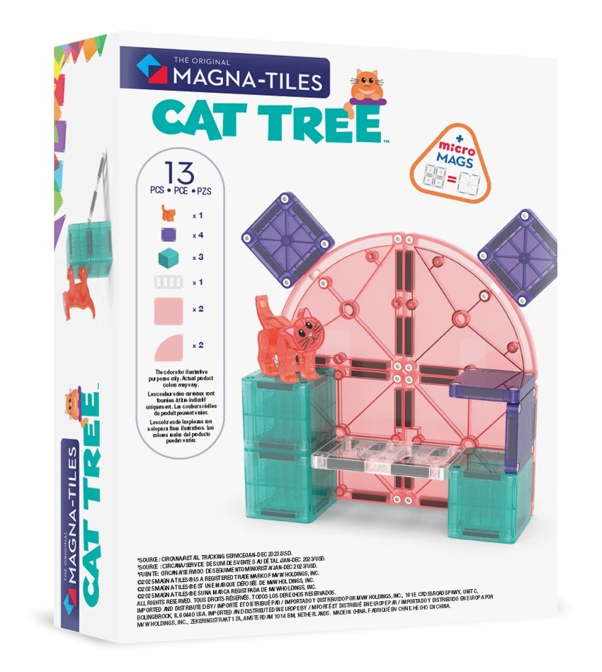 Magna-Tiles - Cat Tree - 13 Parça