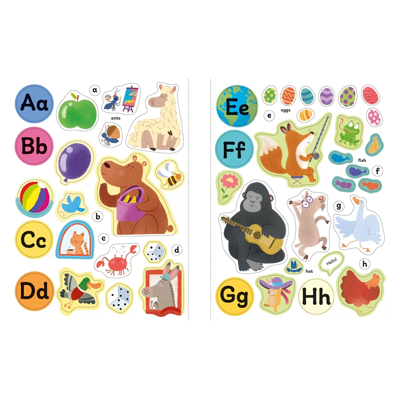 First Sticker Book ABC
