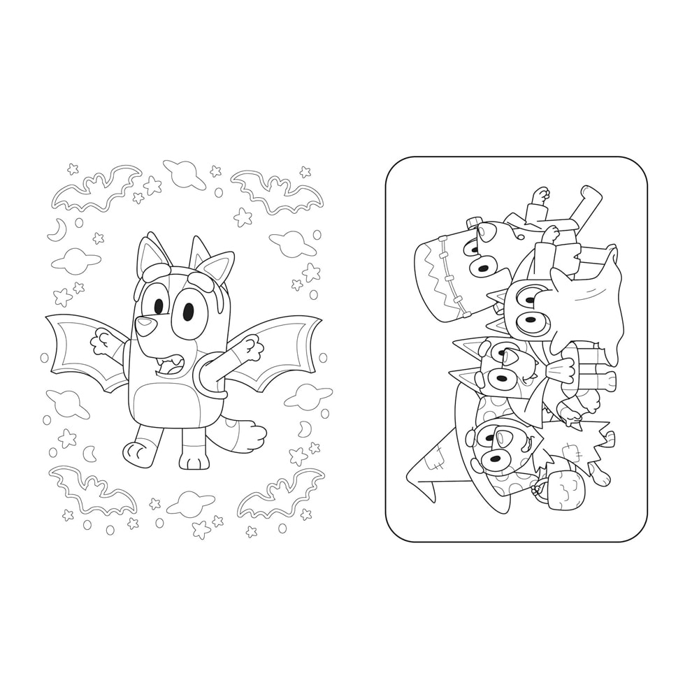 Bluey: Hooray, It's Halloween!: A Coloring Book