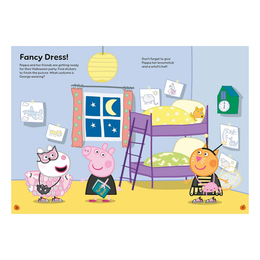 Peppa Pig: Peppa's Halloween Sticker Activity book