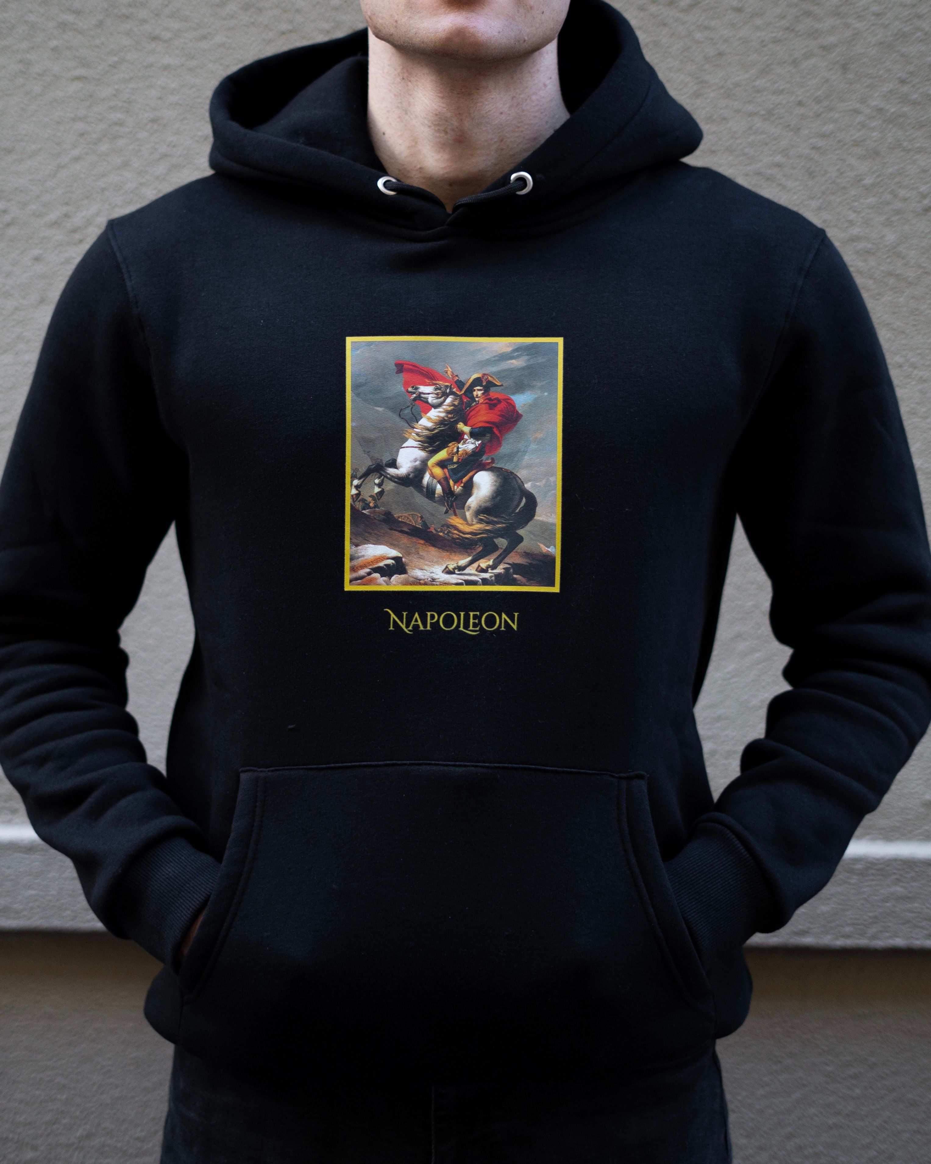 NAPOLEON BONAPARTE - Özel Tasarım Siyah Hoodie