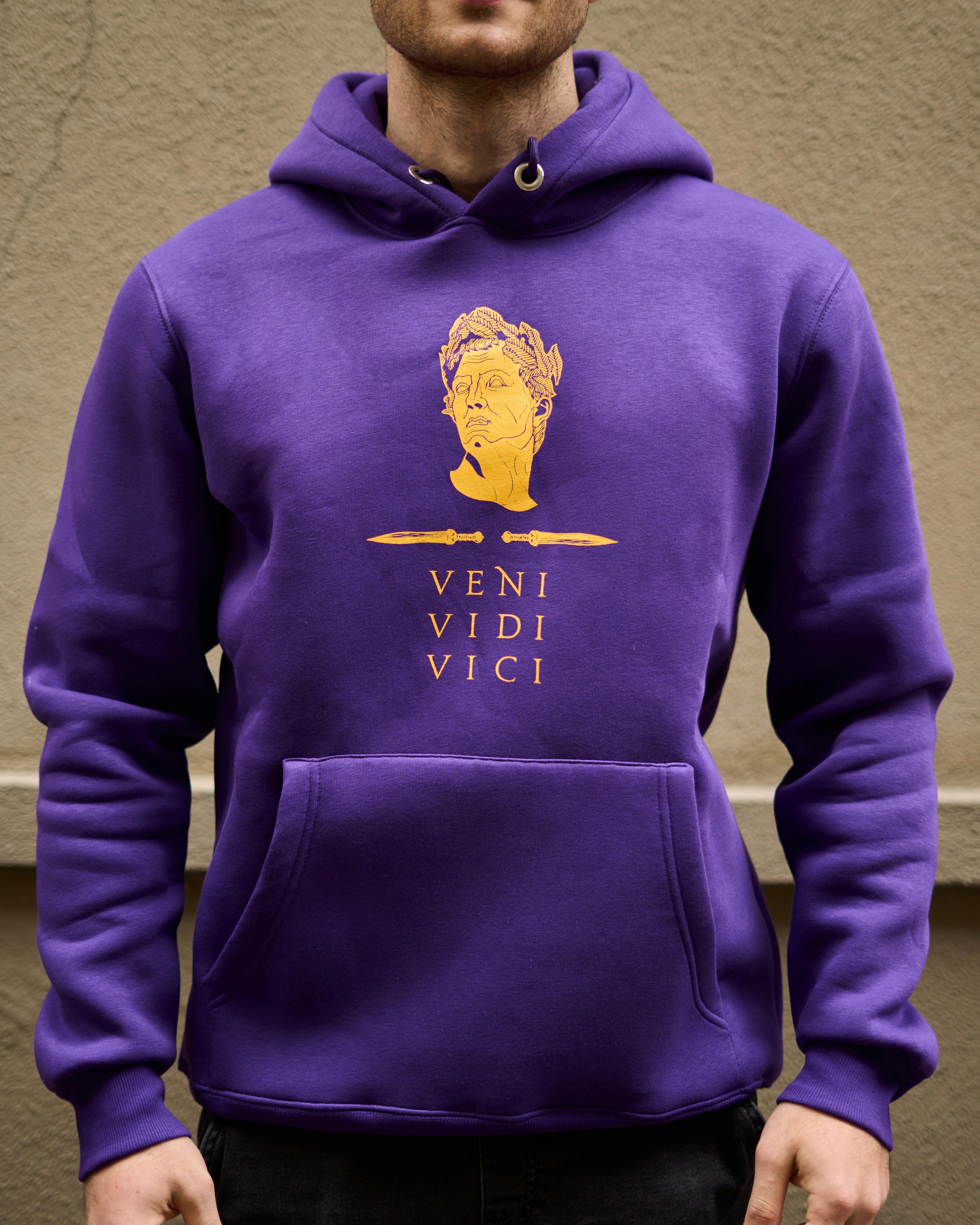 VENI VIDI VICI - Özel Tasarım Hoodie - Mor