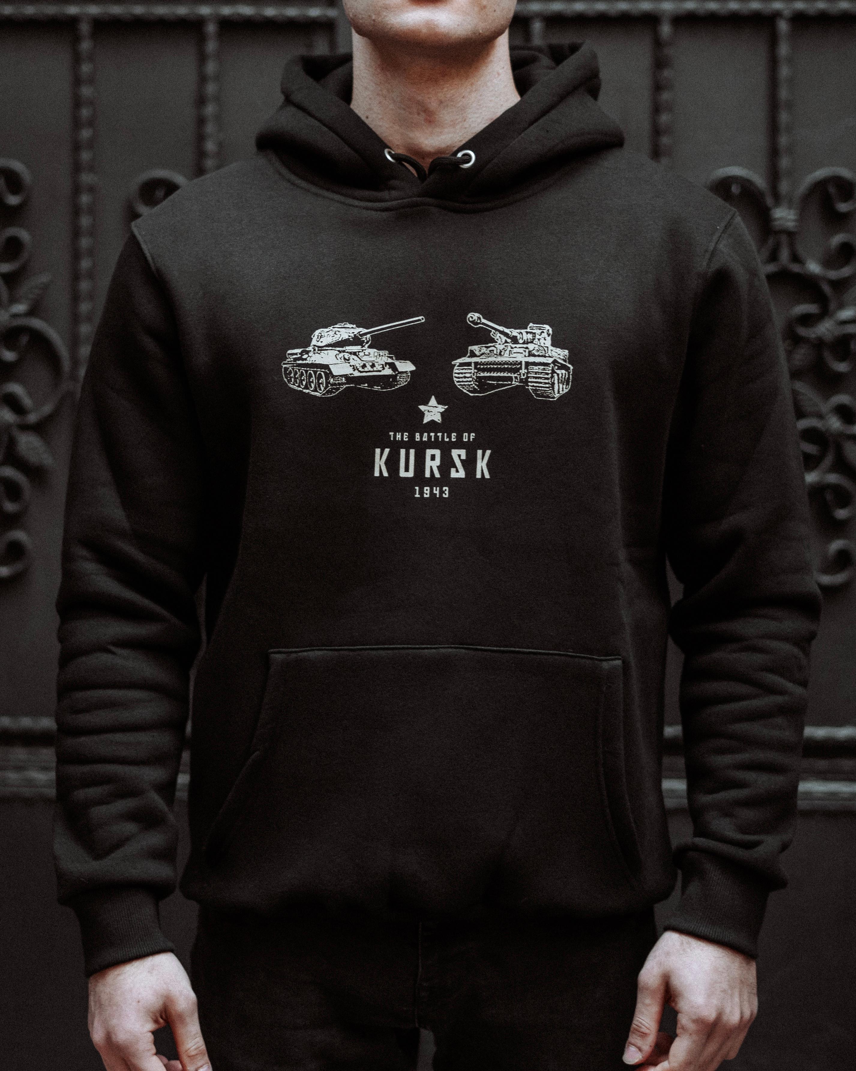 WW2 - KURSK 1943 - Özel Tasarım Siyah Hoodie