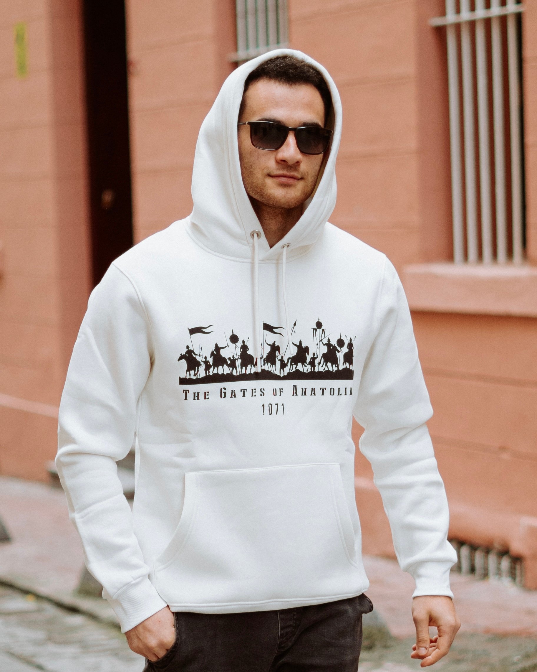 MALAZGİRT 1071 - Özel Tasarım Ekru Hoodie