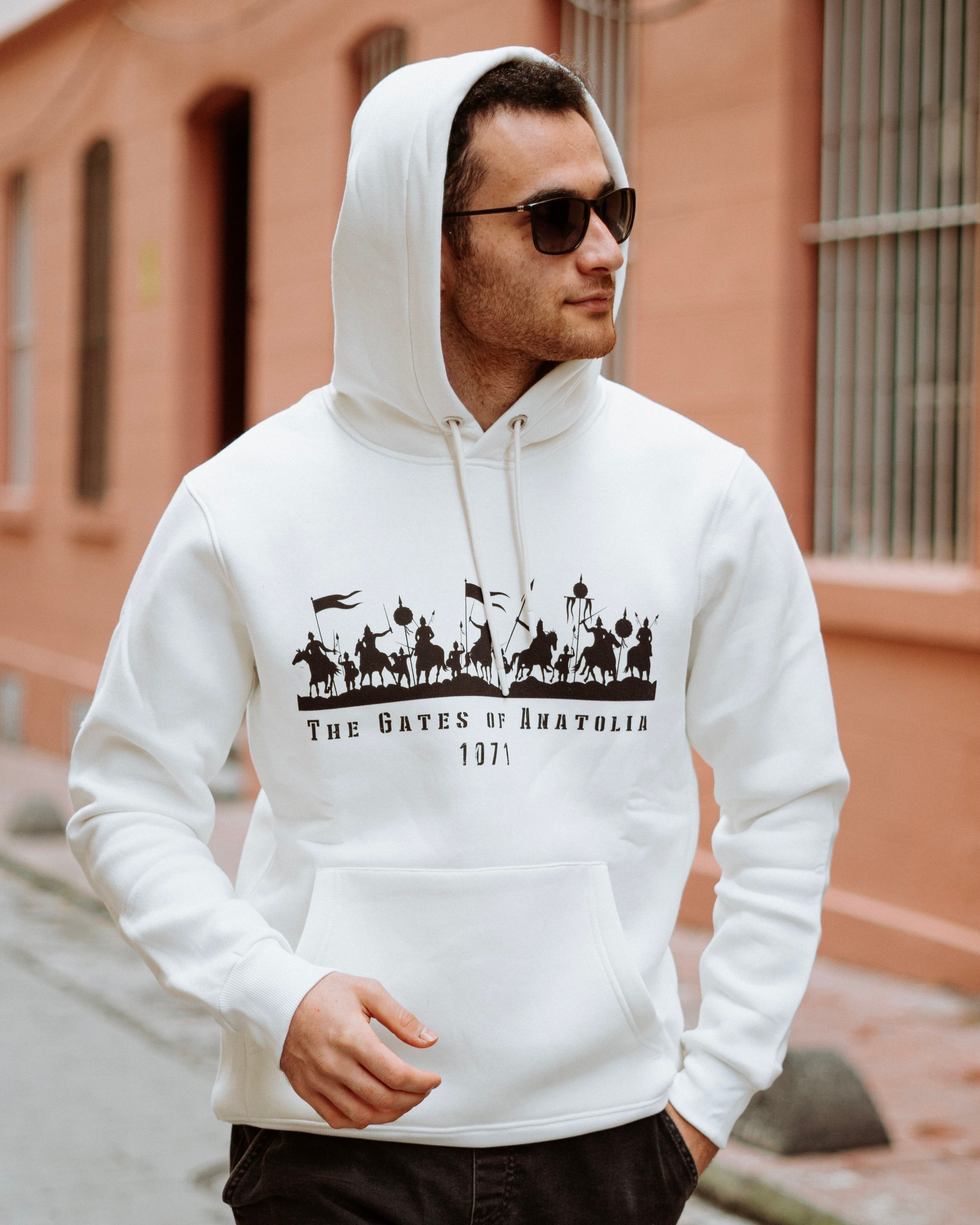 MALAZGİRT 1071 - Özel Tasarım Ekru Hoodie