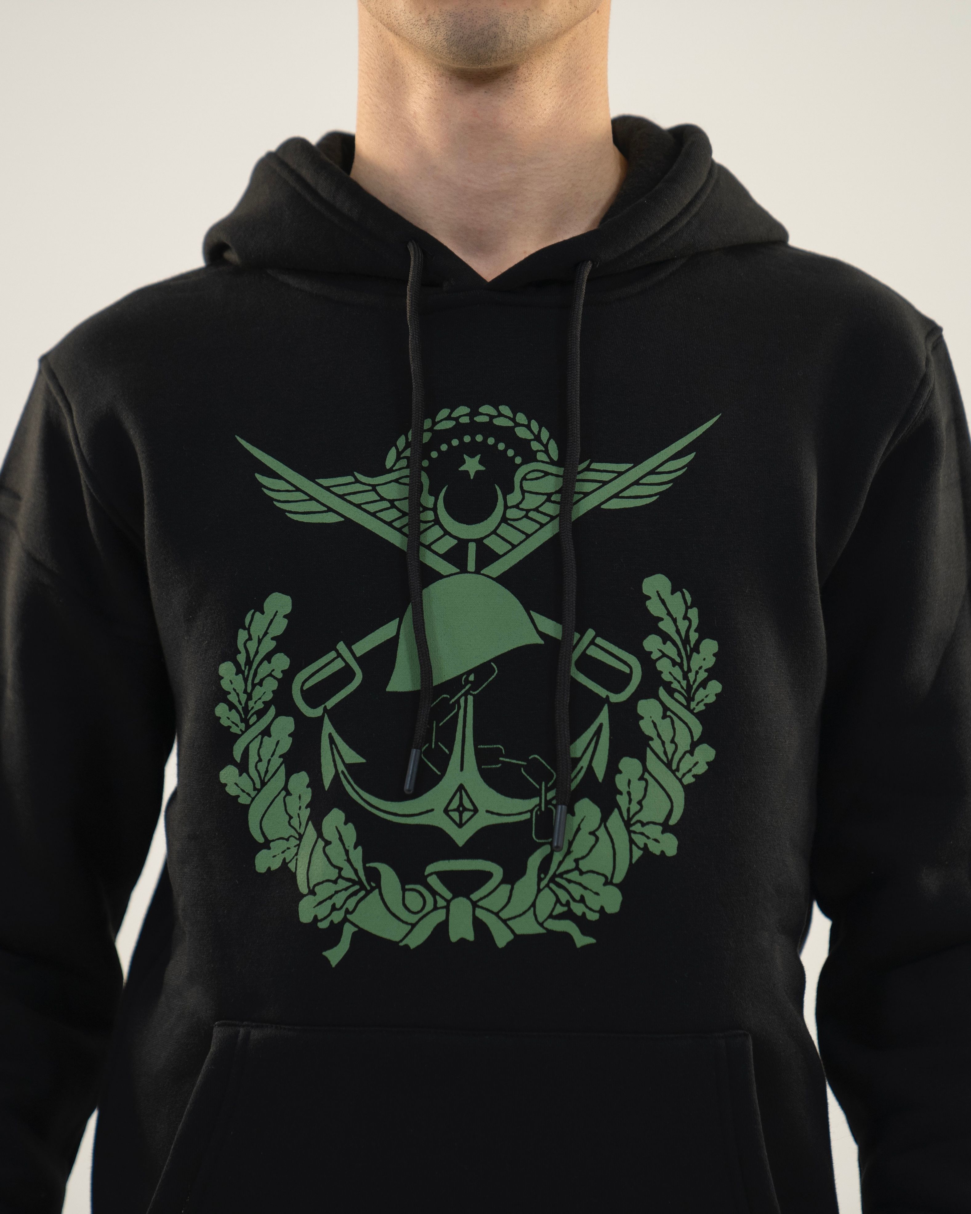 TSK ARMA - Özel Tasarım Siyah Hoodie