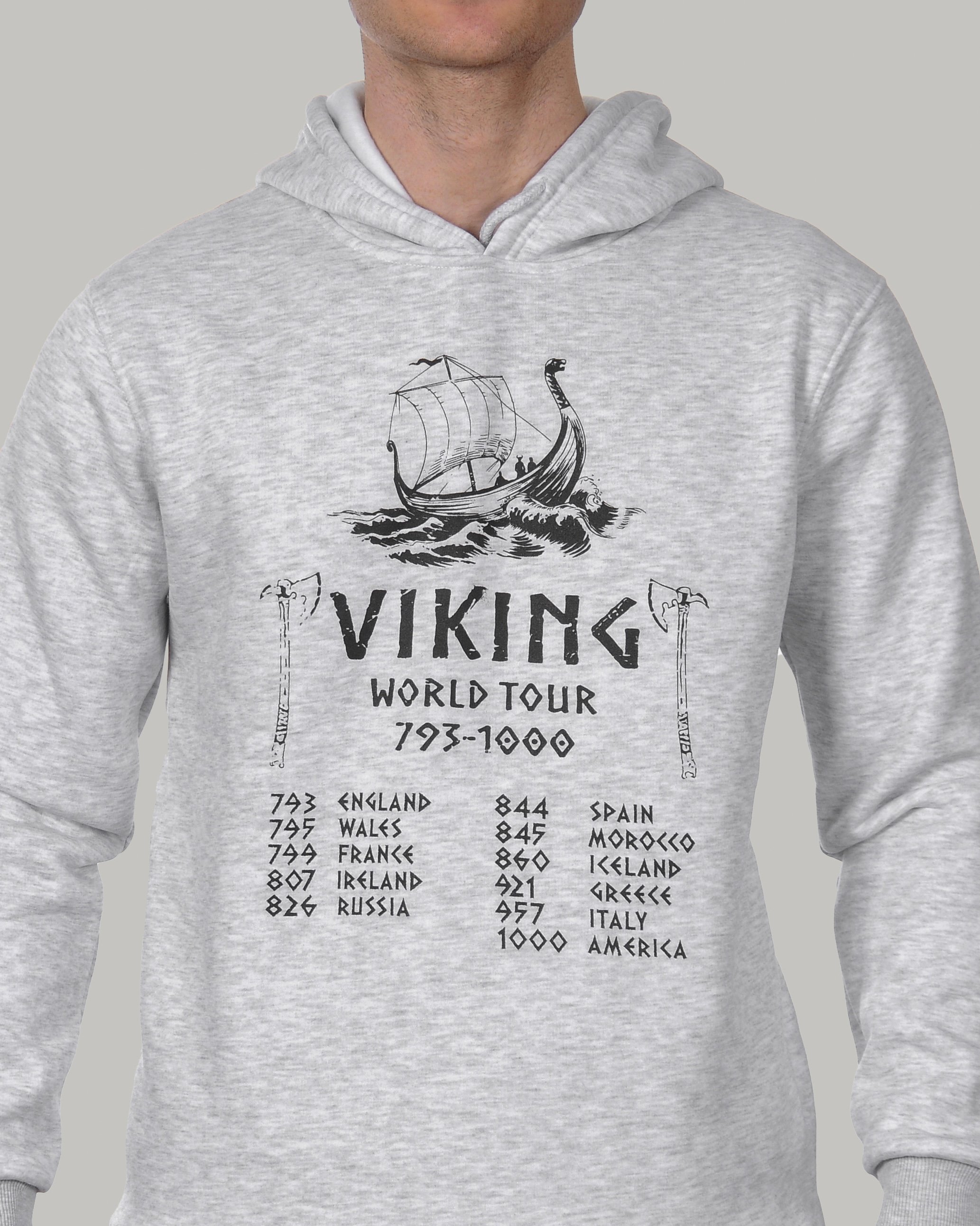 VIKINGS - WORLD TOUR - Özel Tasarım Karmelanj Hoodie