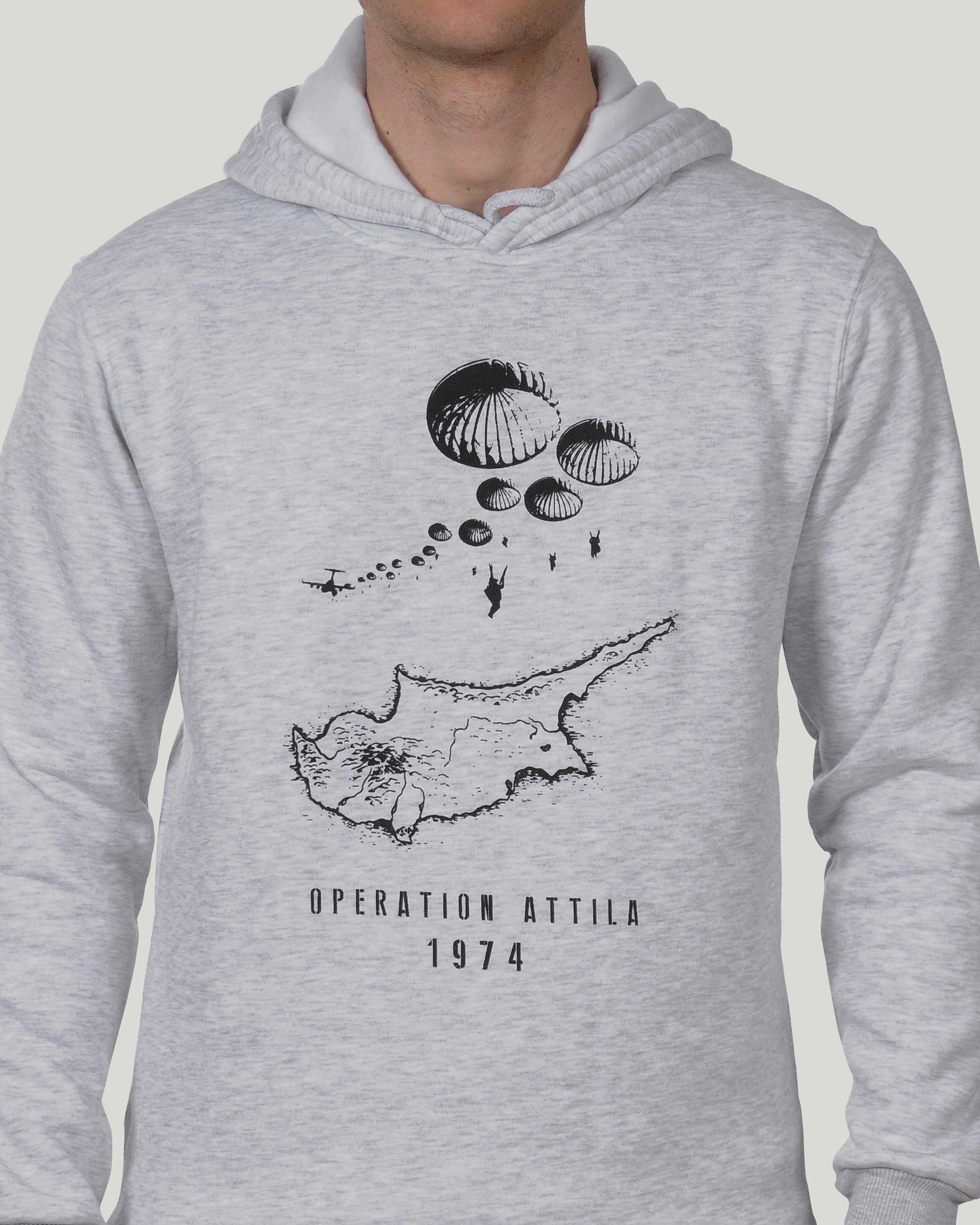 KIBRIS 1974 - OPERATION ATTILA - Özel Tasarım Karmelanj Hoodie