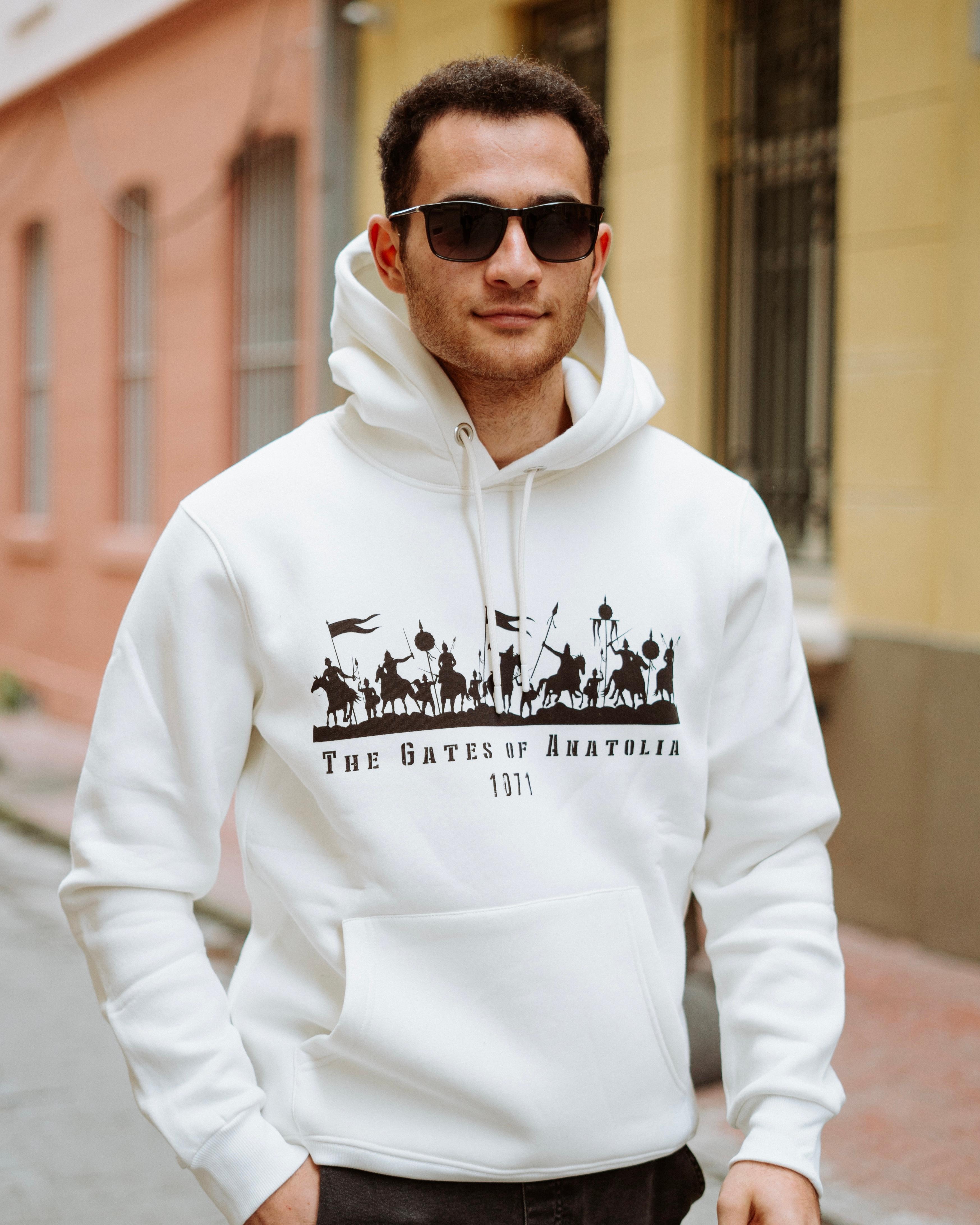 MALAZGİRT 1071 - Özel Tasarım Ekru Hoodie