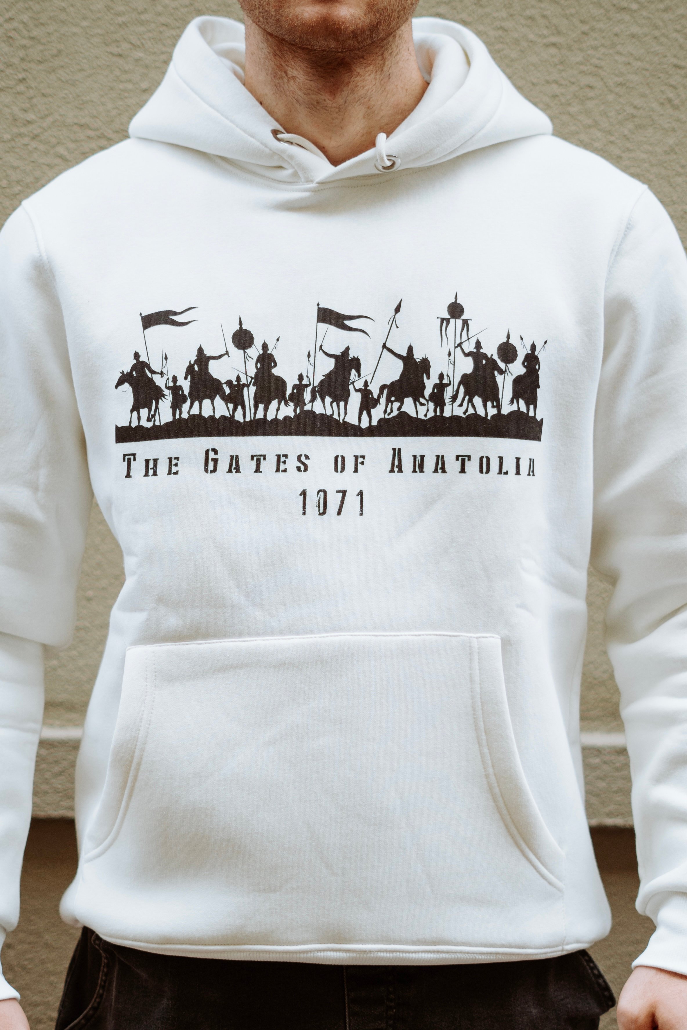 MALAZGİRT 1071 - Özel Tasarım Ekru Hoodie