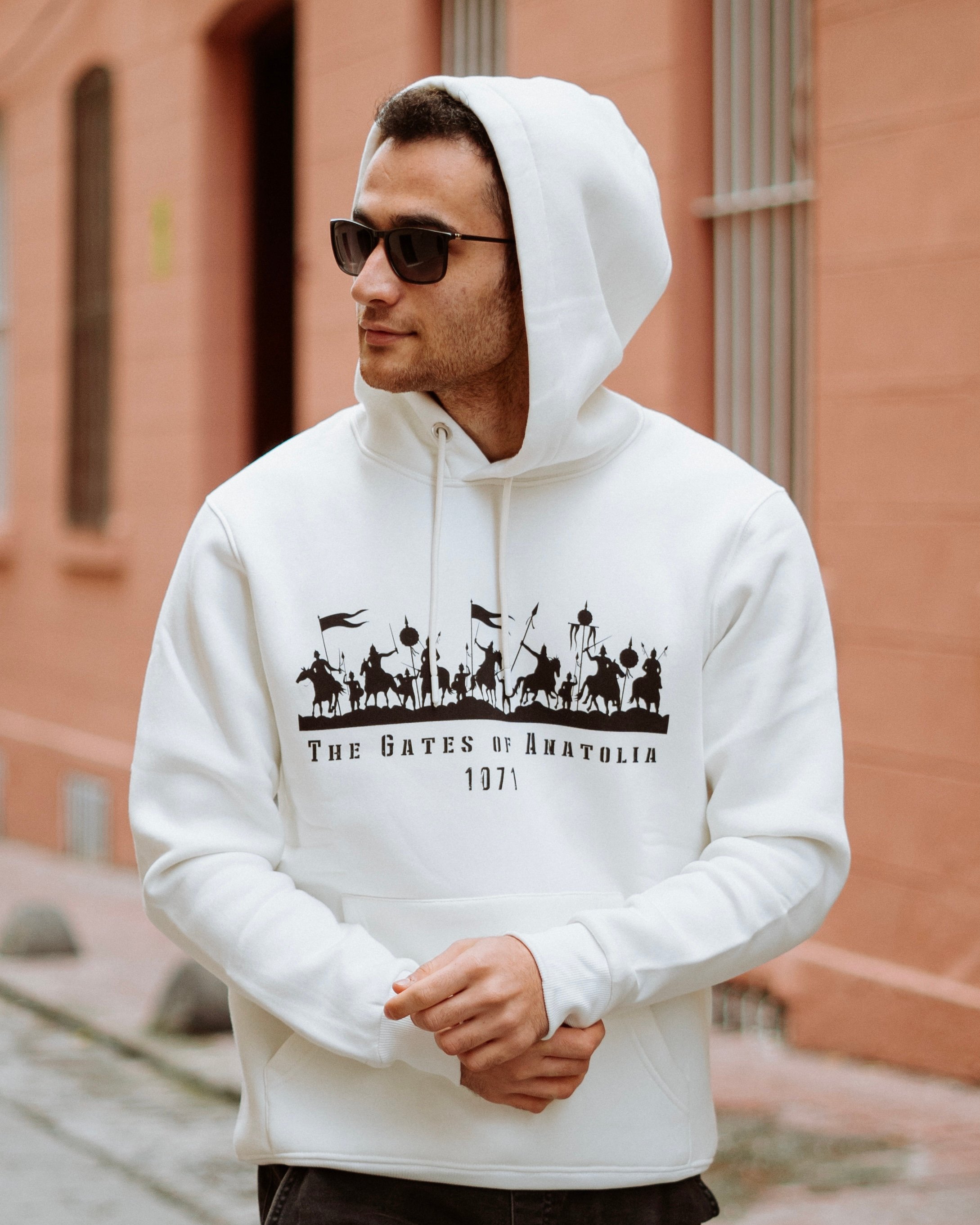 MALAZGİRT 1071 - Özel Tasarım Ekru Hoodie