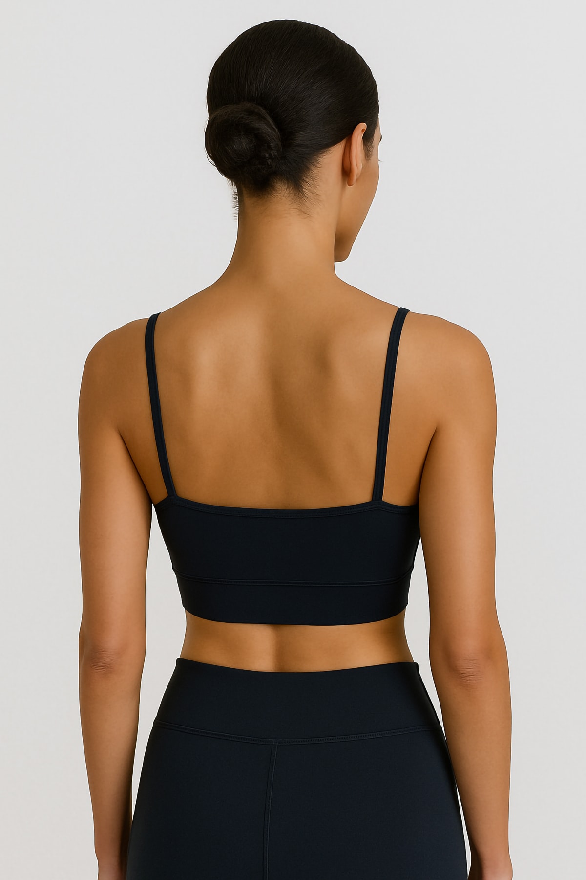 İnce Askılı Toparlayıcı Spor Büstiyer - Lacivert