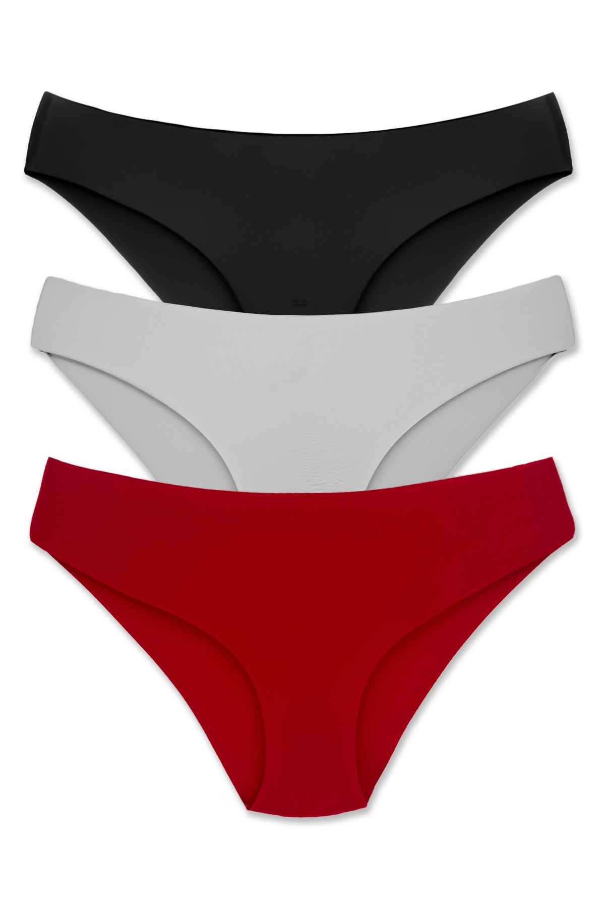 İnterlok Lazer Kesim Kadın Slip Külot – 3’lü Paket