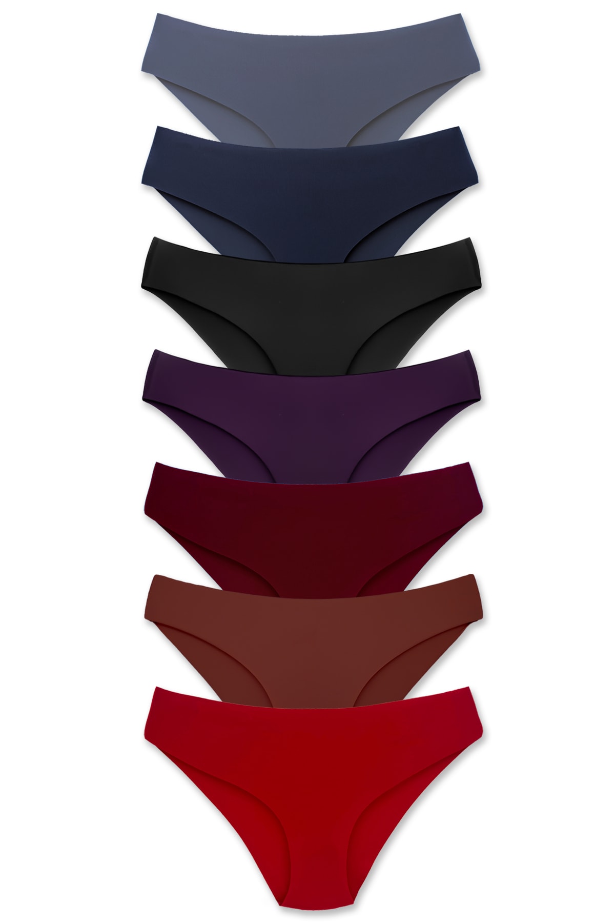 Denim-Lacivert-Siyah-Mor-Bordo-Koyu Kahverengi-Kırmızı