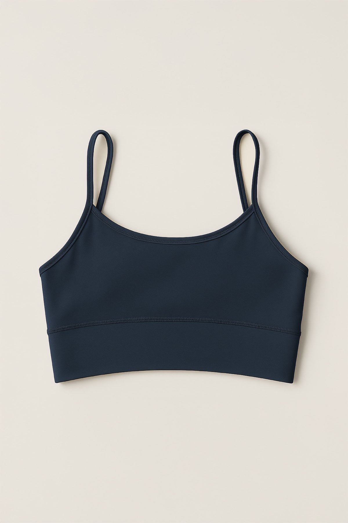 İnce Askılı Toparlayıcı Spor Büstiyer - İndigo