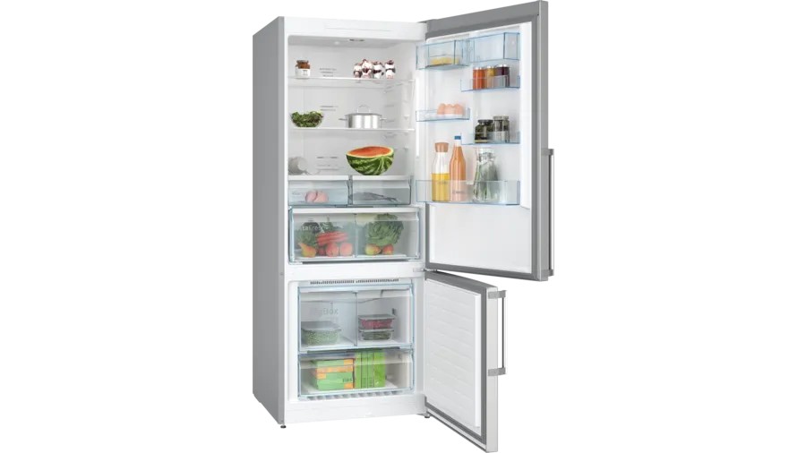 Bosch KGN76CIE0N Alttan Donduruculu Buzdolabı 186 x 75 cm Kolay Temizlenebilir Inox No-Frost