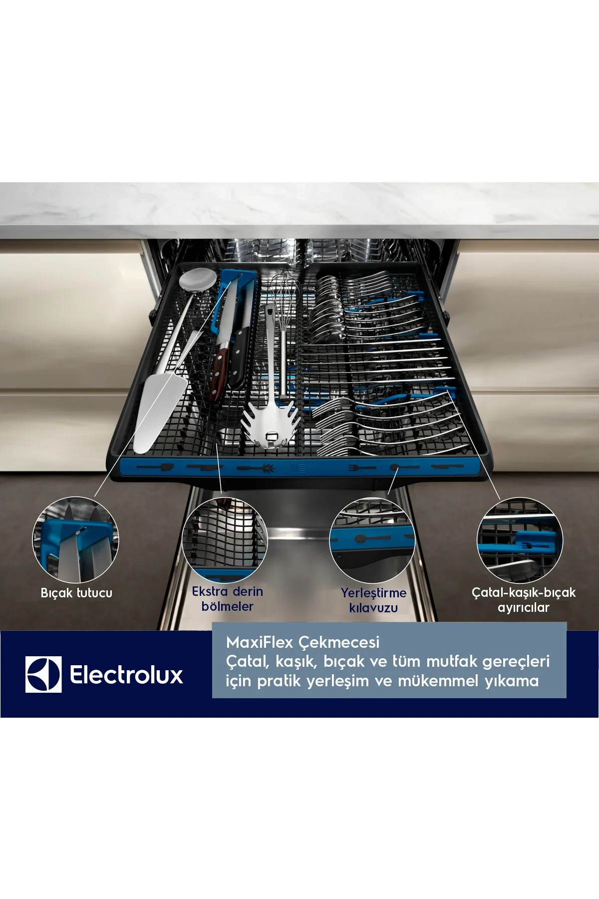 Electrolux ESM48310SW 8 Programlı Bulaşık Makinesi