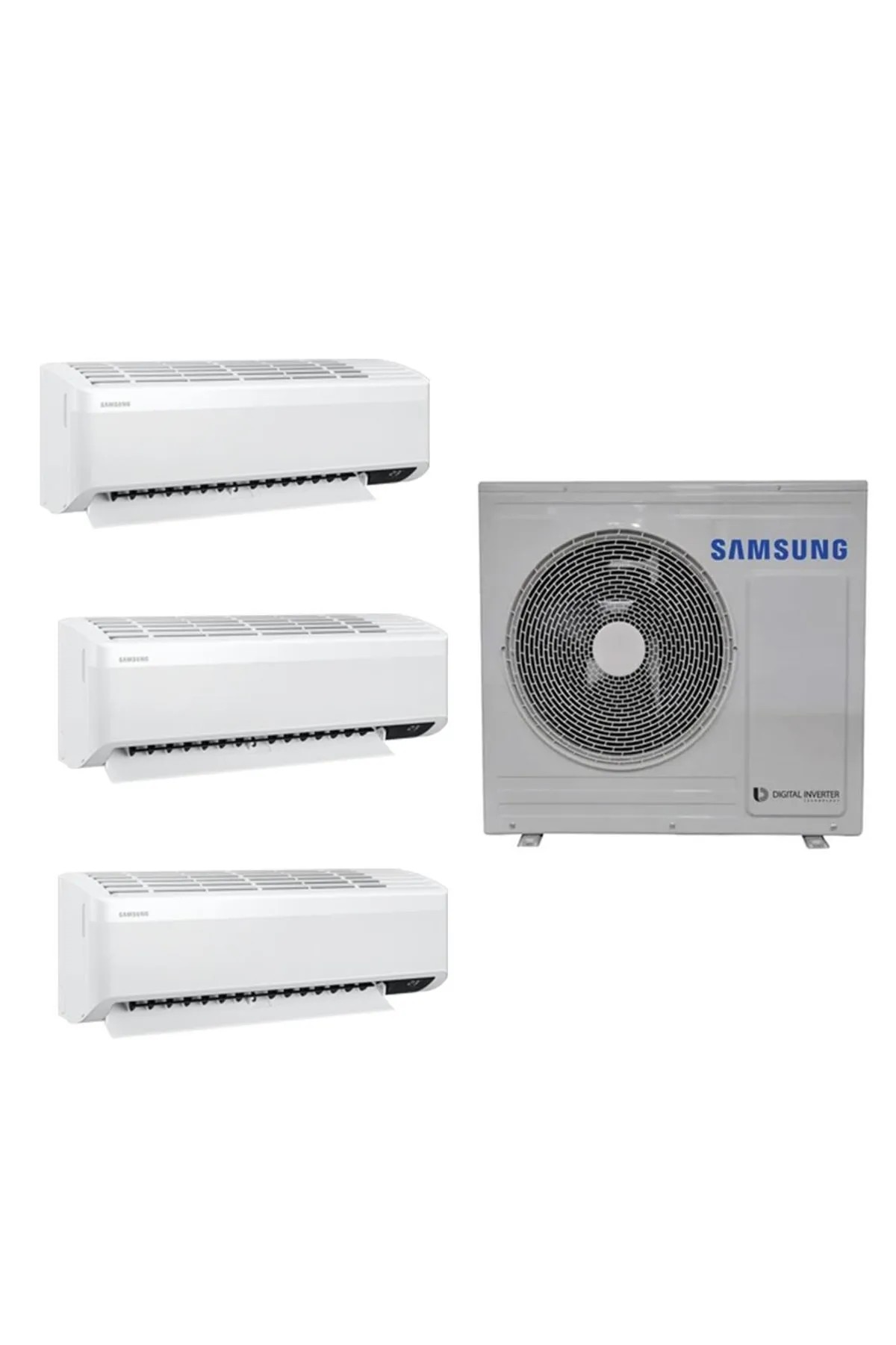 Samsung Wind Free Multi AJ068TXJ3KH/EA Duvar Tipi Klima 6.1 kW 1 Dış + 3 İç Ünite (9+9+9)