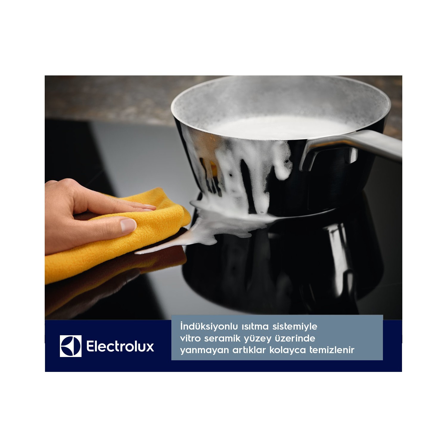 Electrolux EIV734 Bridge İndüksiyonlu Siyah Vitroseramik Ocak