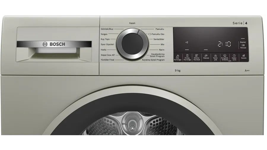 Bosch WQG2410TTR 9kg Kurutma Makinesi