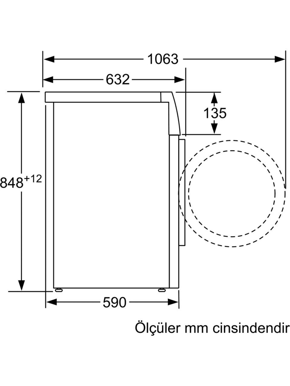 Siemens WA14LQH0TR 1400 Devir 10 kg Çamaşır Makinesi