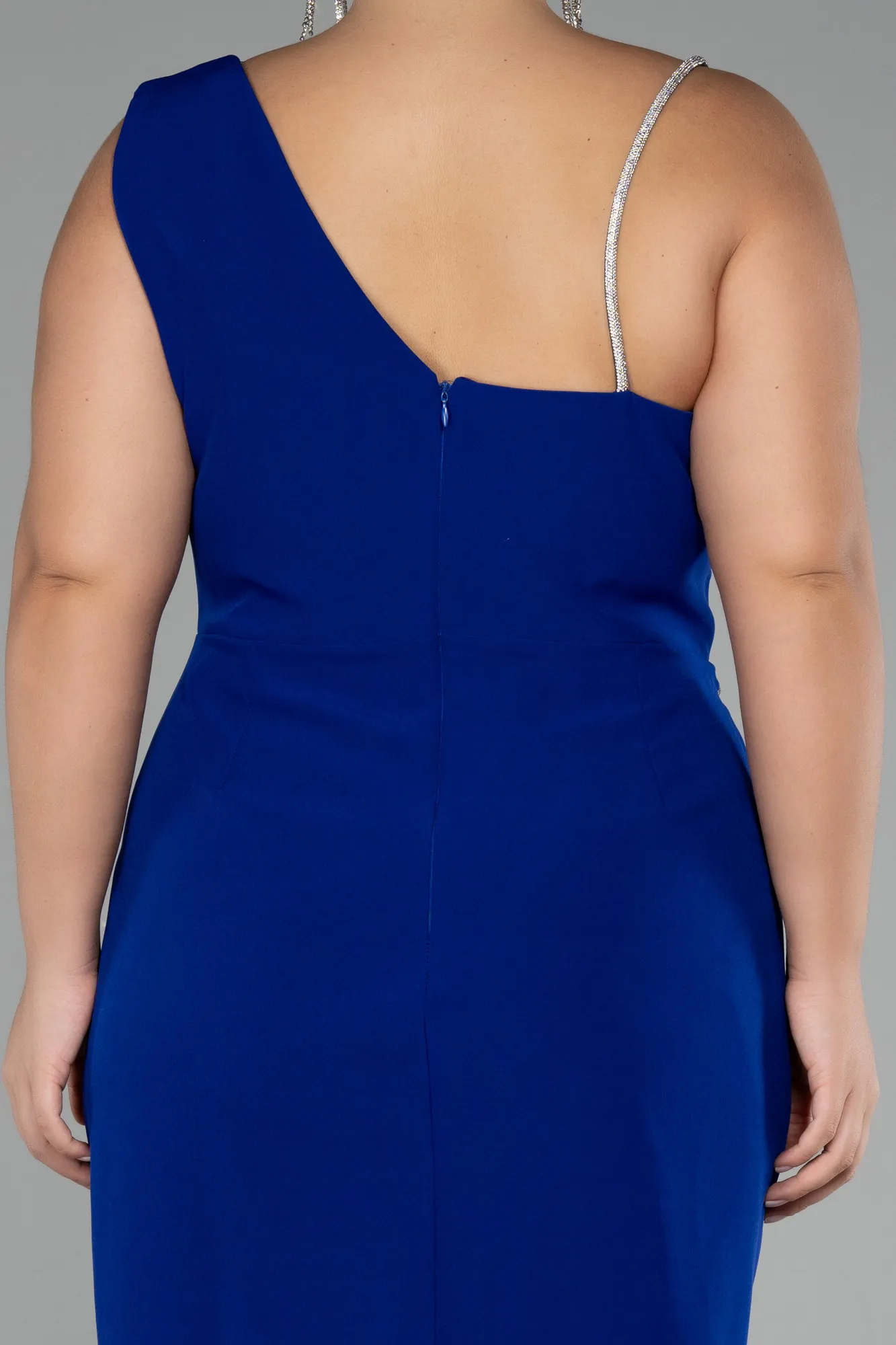 Sleeveless Midi Plus Size Invitation Dress ABK2059